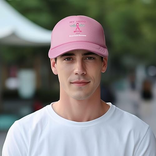 Miniatura 6 de Gorra de béisbol de malla para papá, gorra de camionero ajustable, unisex, color negro