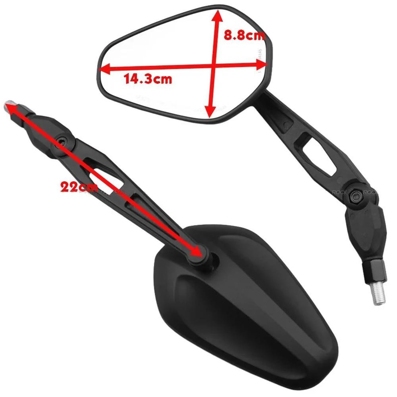 Sicurezza del veicolo Specchietto Retrovisore Per Moto Accessori Per Laterali Modificati Per Suzuki Per V-Strom DL650 1050