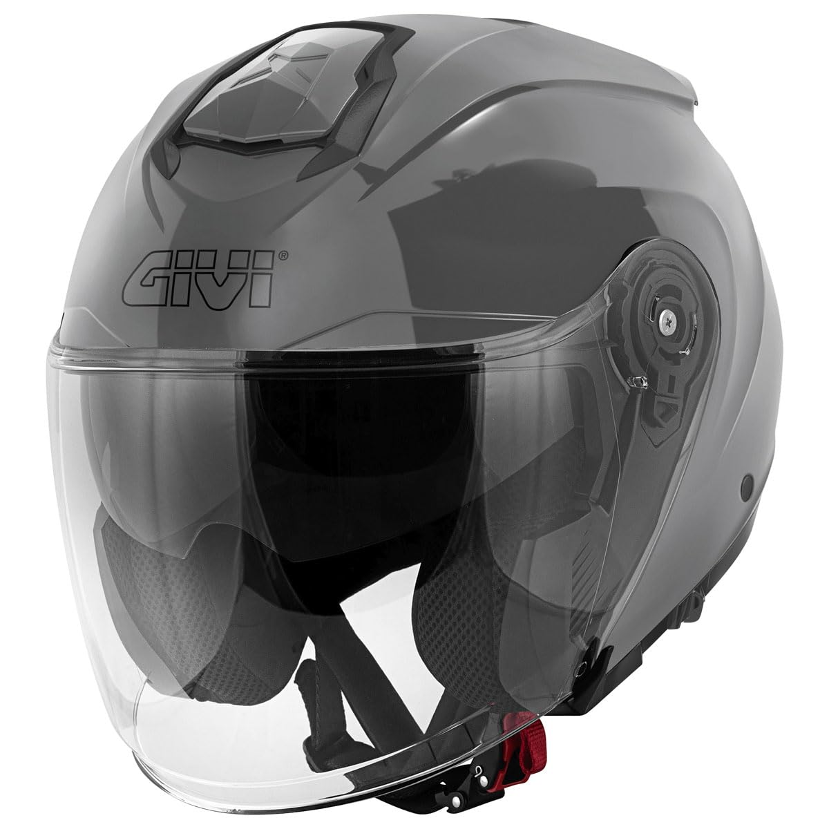 GIVI Jet Helmet X25 Grey HX25BG76758 Size M : Amazon.com.be