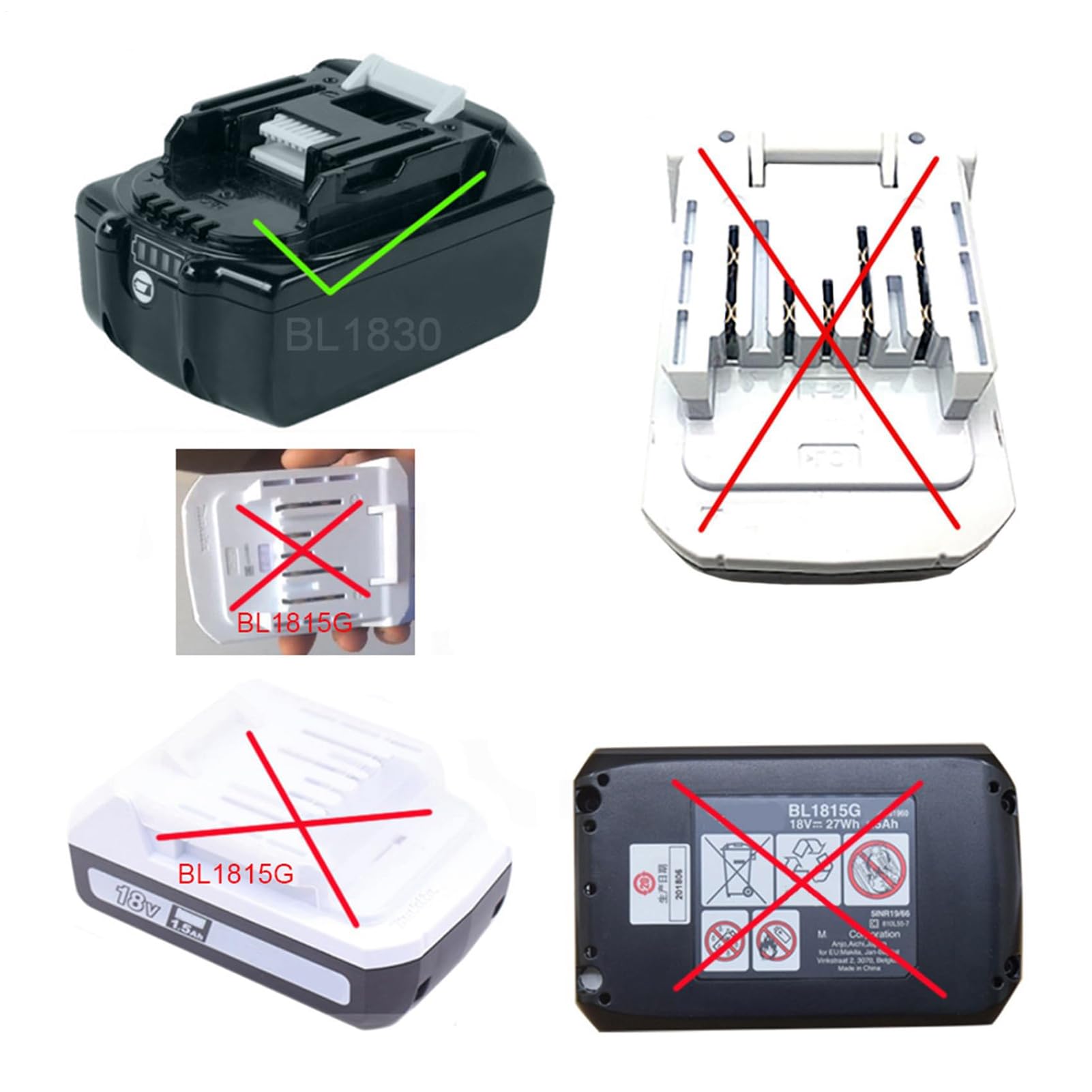 Convertitore Di Adattatore Batteria Zunetsutock - Adattatore Di Corrente Ad Alta Efficienza Per Batteria Al Litio Ricaricabile | Strumento Di Conversione Universale Per Utensili, Utensili Elettrici