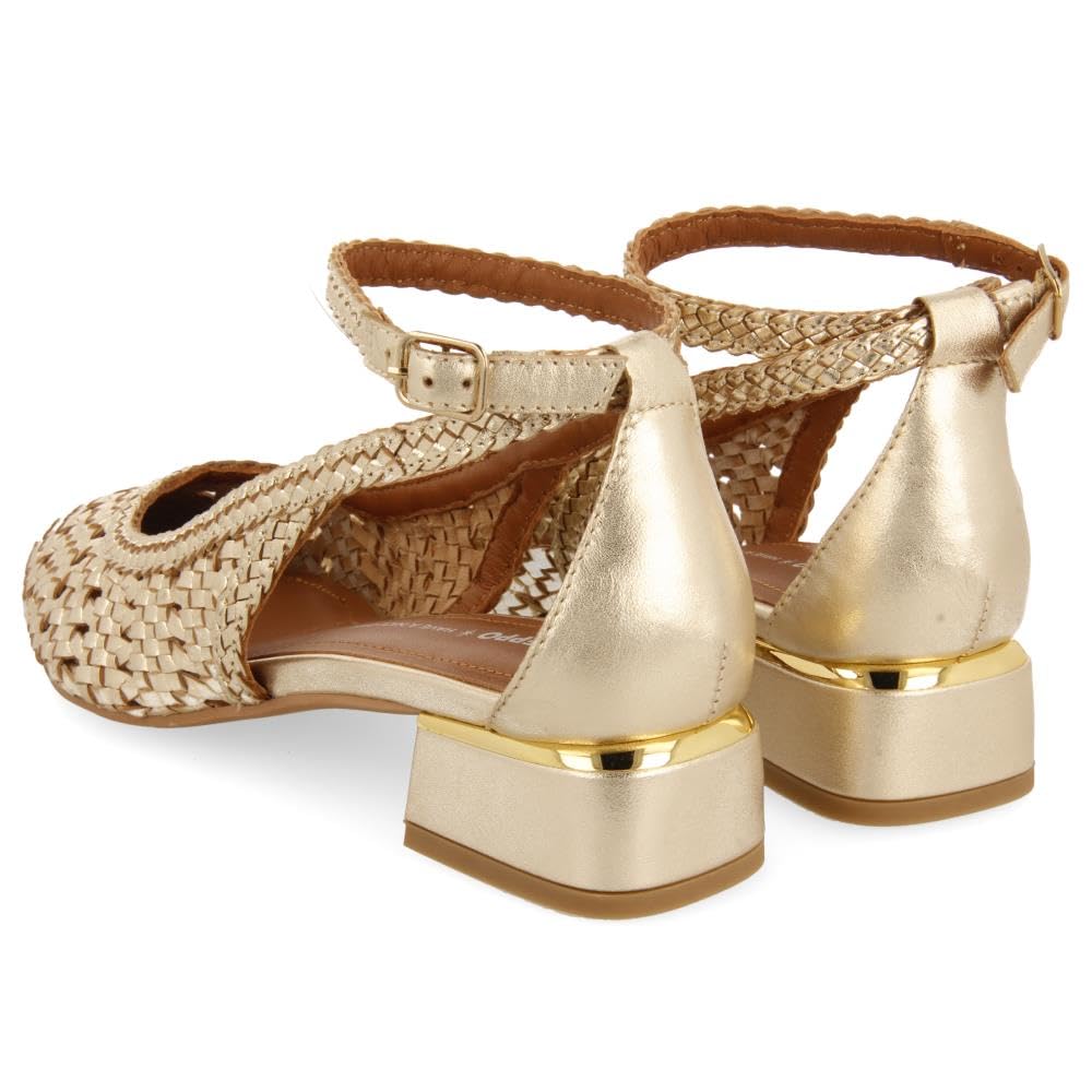 GIOSEPPO Ballerine Intrecciate Braccialetto in Pelle BARDEJOV