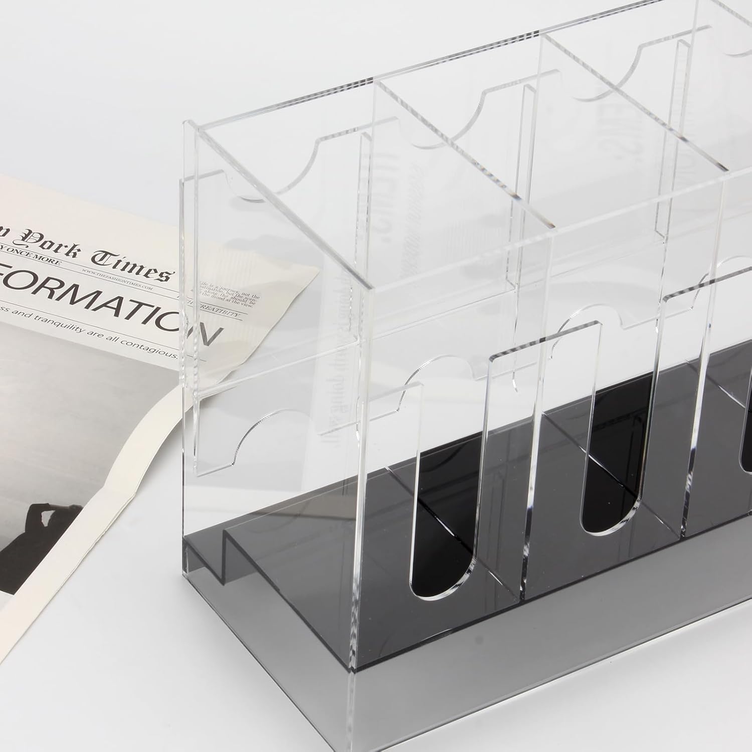 Distributore per Booster in Acrilico 5 Scomparti | Organizer ed Espositore per Pacchetti di Carte