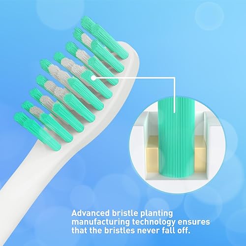 Miniatura 5 de Cabezales de cepillo de repuesto compatibles con Philips Sonicare HX7022 HX7023 Essence E-Series Cepillo de dientes eléctrico  Cabezales de repuesto