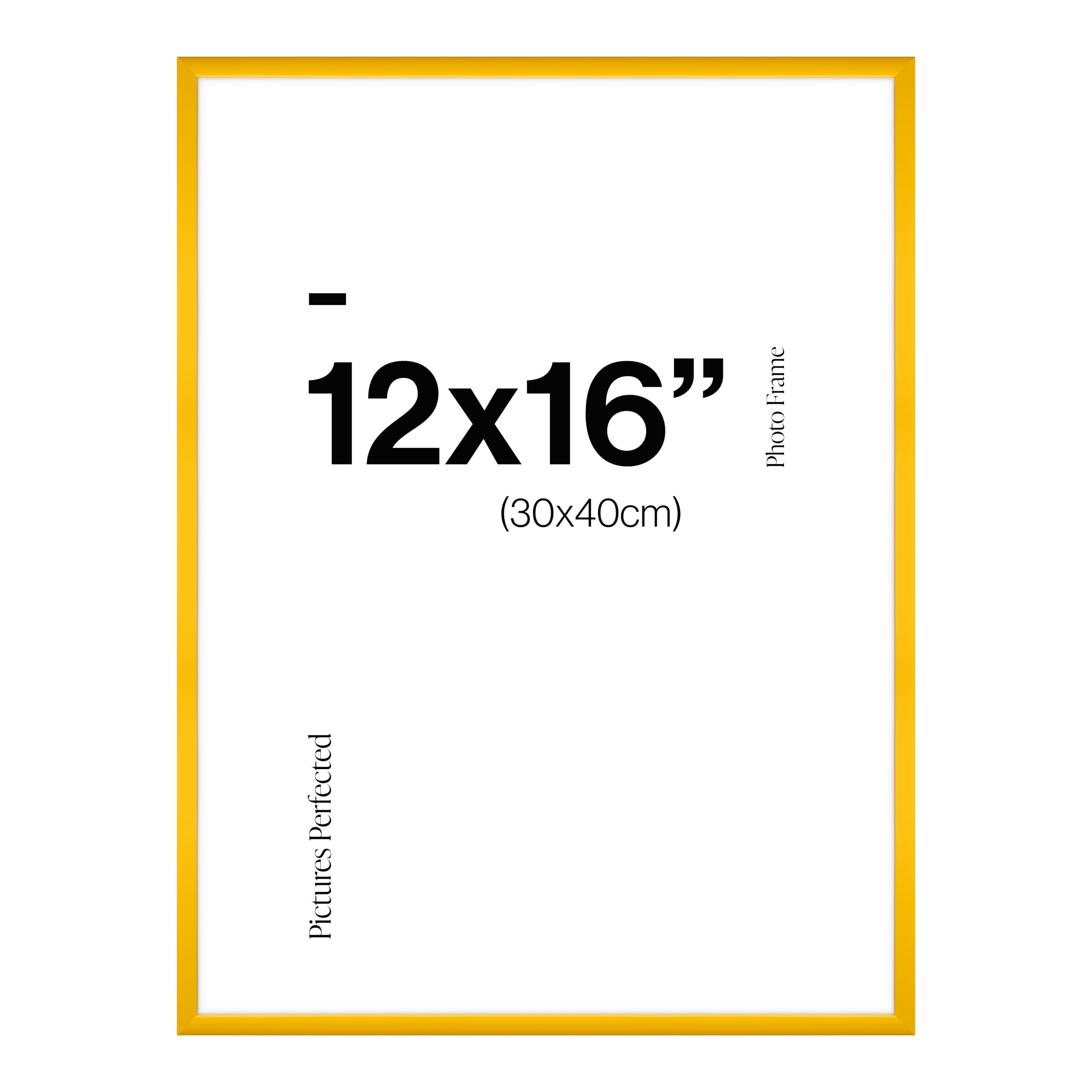 Modern Yellow 12x16 Photo Frame for 12x16 (30 x 40cm) Photos or Pictures