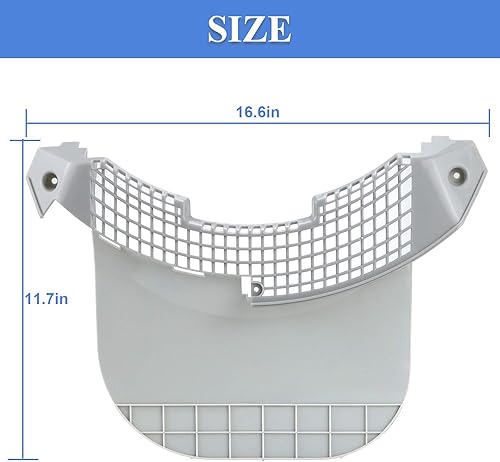Miniatura 2 de MCK49049101 Reemplazo de la cubierta de la pantalla del filtro de pelusa de la secadora para LG Kenmore reemplaza DLGX3701W DLEX3700W DLEX3370V