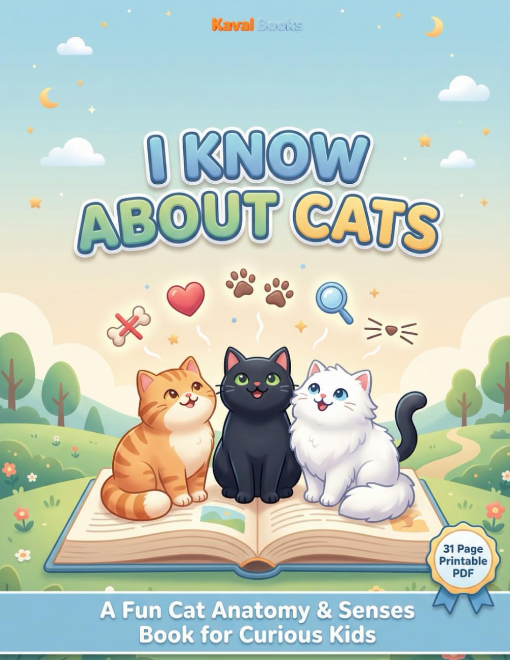 I Know About Cats: A Fun Cat Anatomy & Senses Book for Curious Kids (I Know About – Learning Books for Kids)