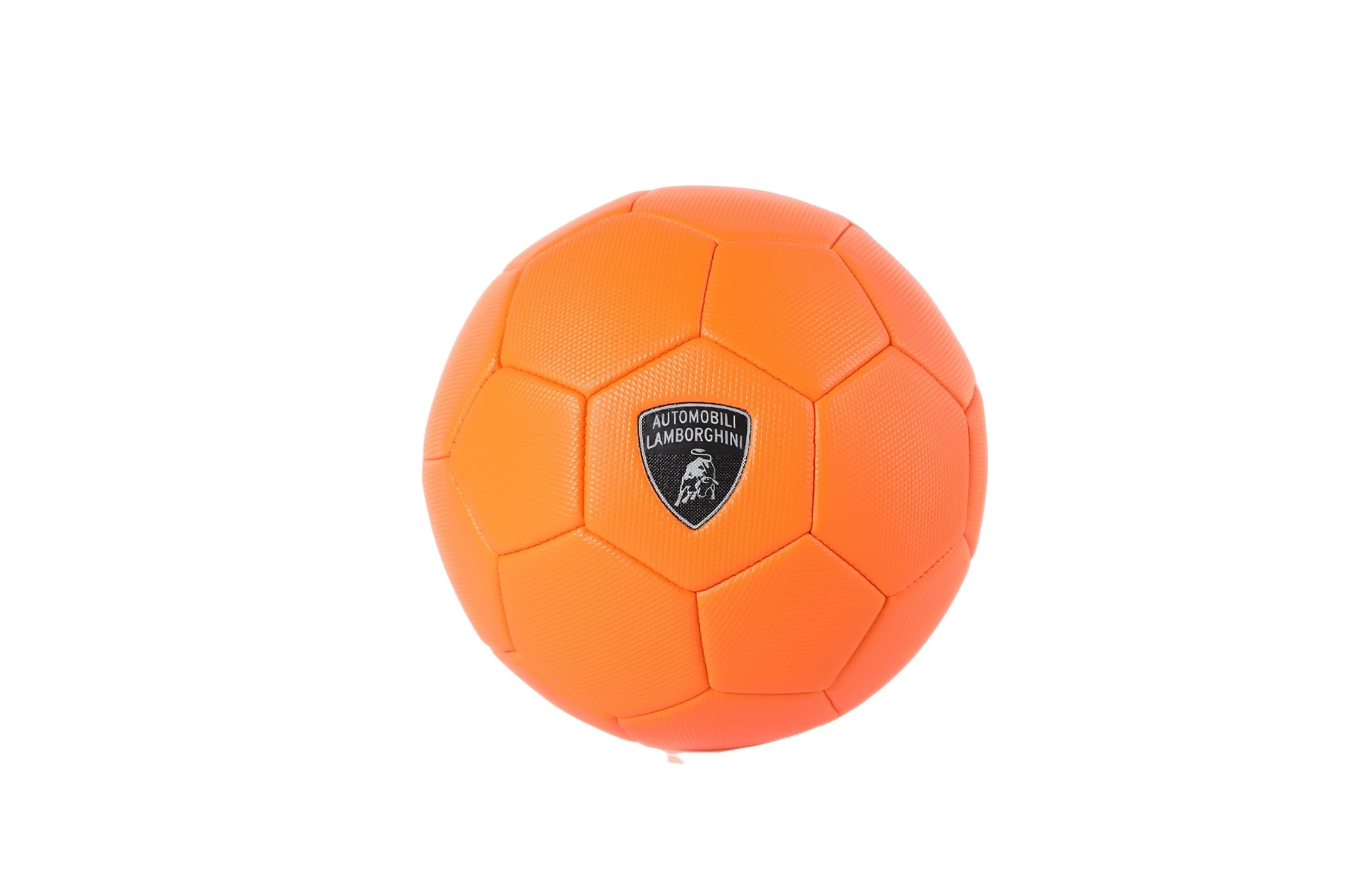 Lamborghini Soccer Ball Machine-Stitched Construction, PVC Material, Perfect for Teenager and Adults Orange, Size 5 145454