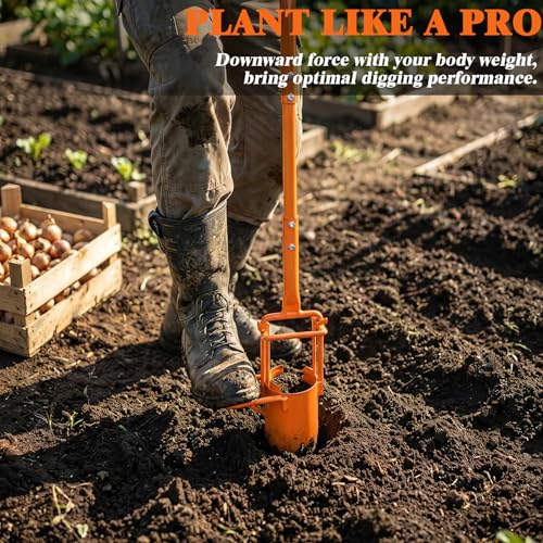 Herramienta para plantar bulbos con mango largo 5 en 1 miniatura 7