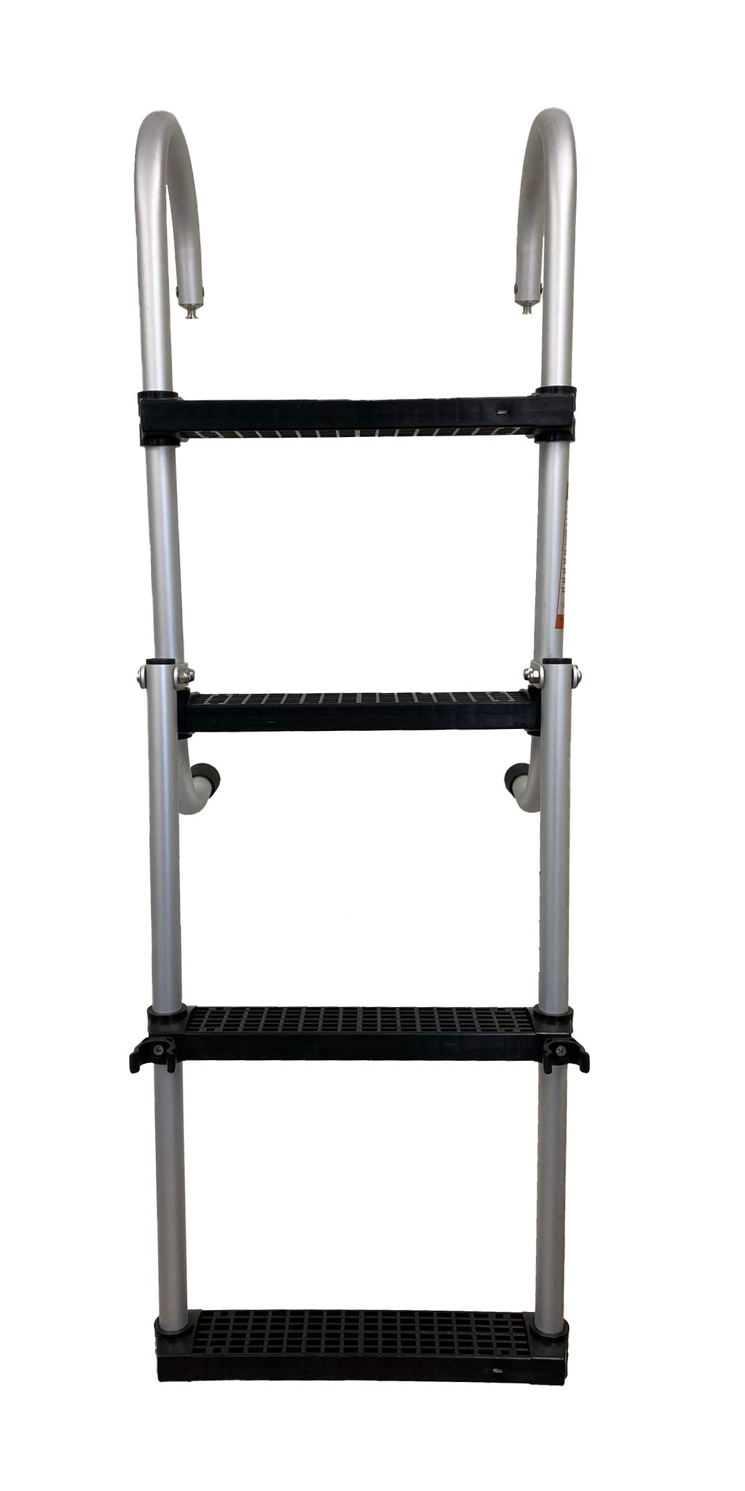 Class A Customs B4 Marine Pontoon Boat 4 Step Folding Boarding Ladder Speed Boat Fish and Ski