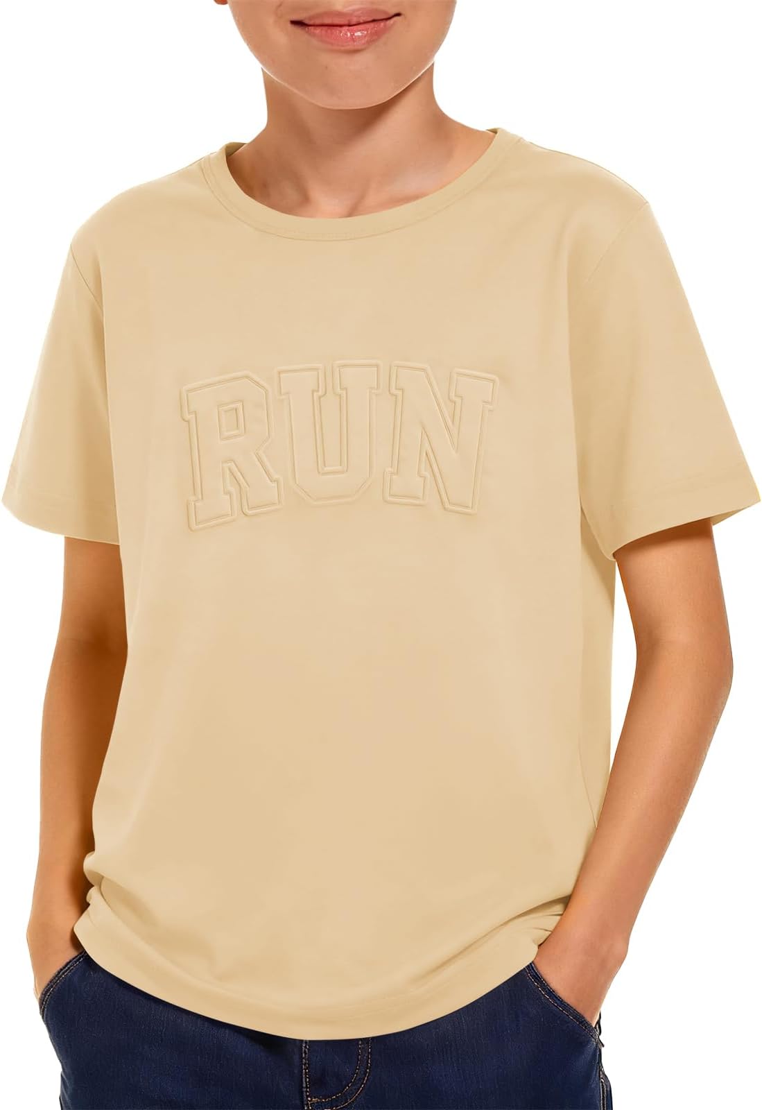 Boys Short Sleeve T Shirts Kids Summer Casual Crewneck Tees Fashion Tops 5-14 Years