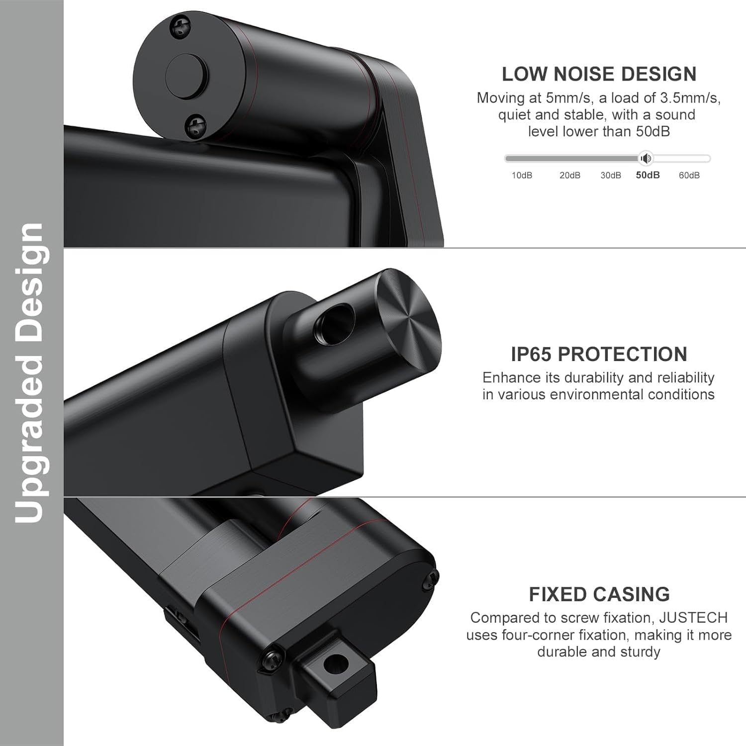 Heavy-Duty 12V Linear Actuator - 660LBS Thrust -6