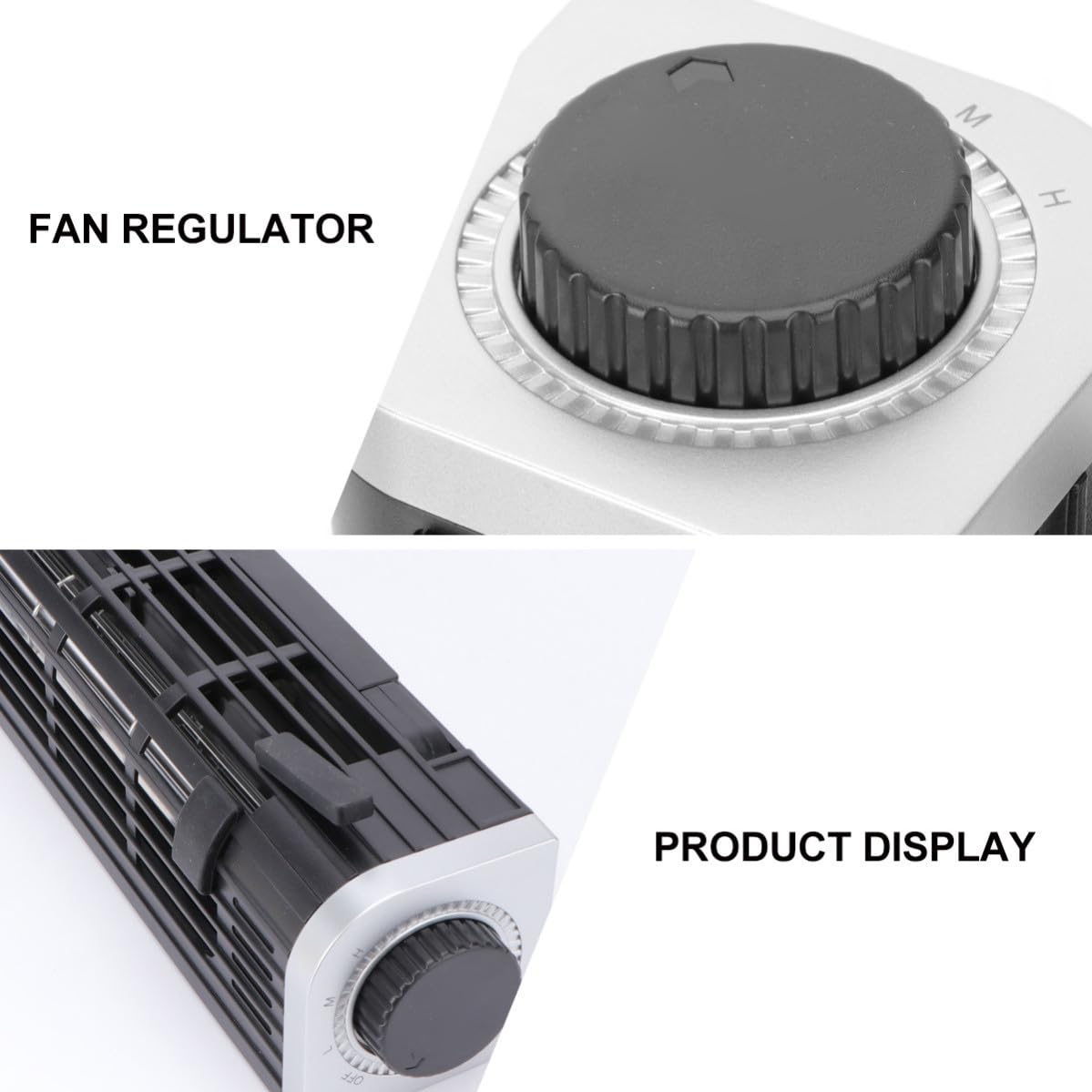 HEMOTON Tragbarer USB Lüfter Aluminiumlegierung und Laptop ABS leiser mit Anschluss Kühler und Laptop Kühlerlüfter Notebook für Sommerfest und Mobiles Arbeiten
