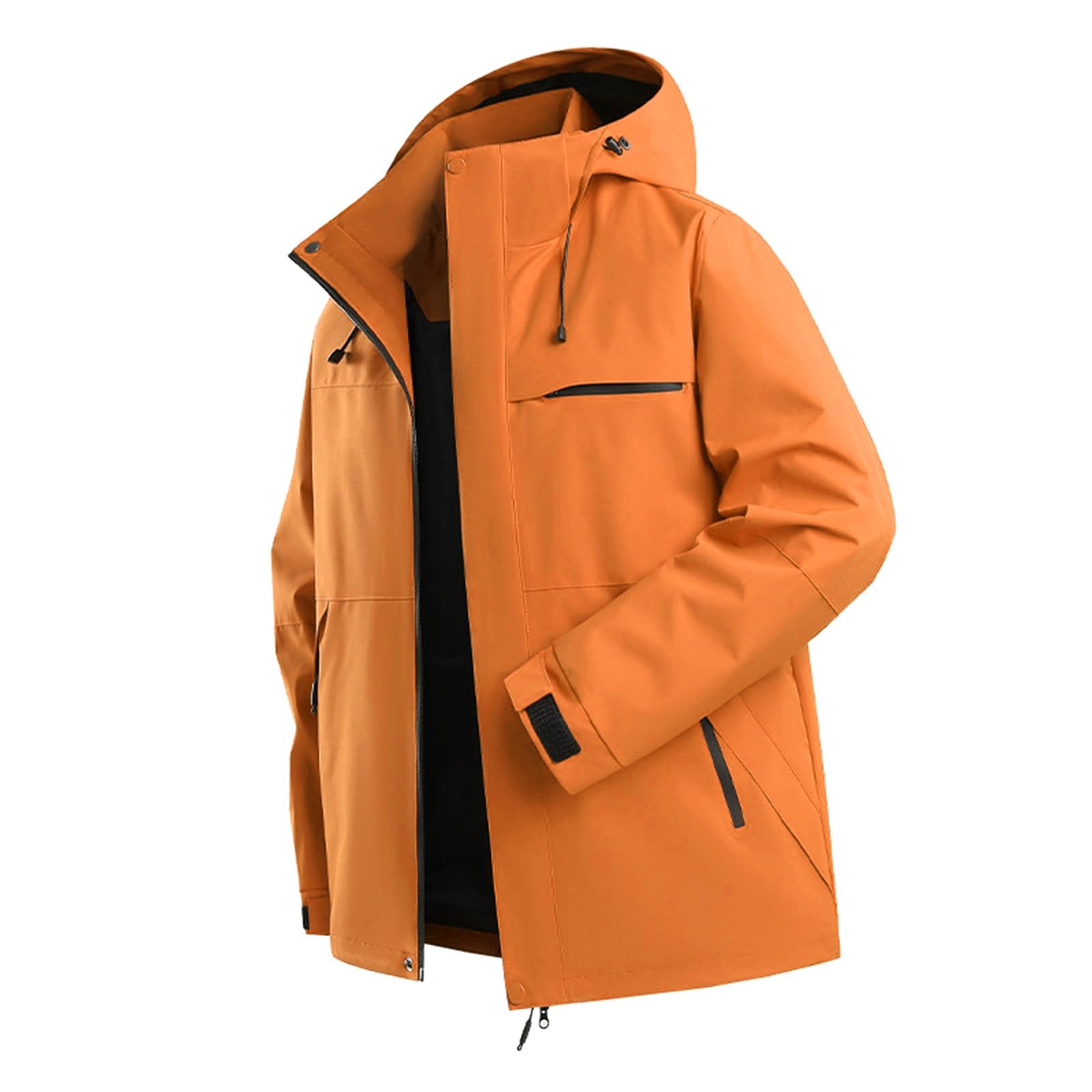 Generisch Chaqueta ligera para mujer, transpirable, ligera, impermeable, resistente al viento, chaqueta de entretiempo, chaqueta funcional con cremallera, cortavientos
