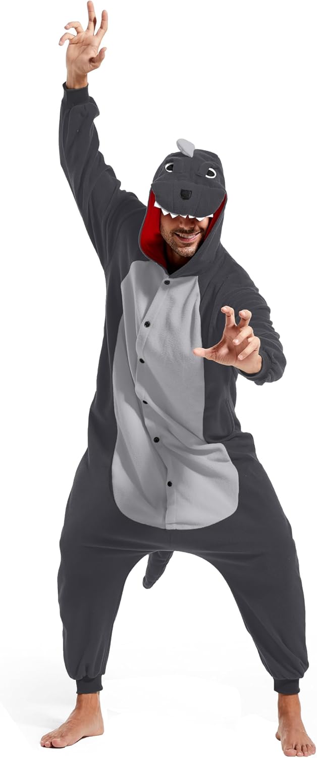 CANASOUR Adult Halloween Onesie Pajamas Anime Unisex Cosplay One Piece Anime Cosplay Christmas Party Costume