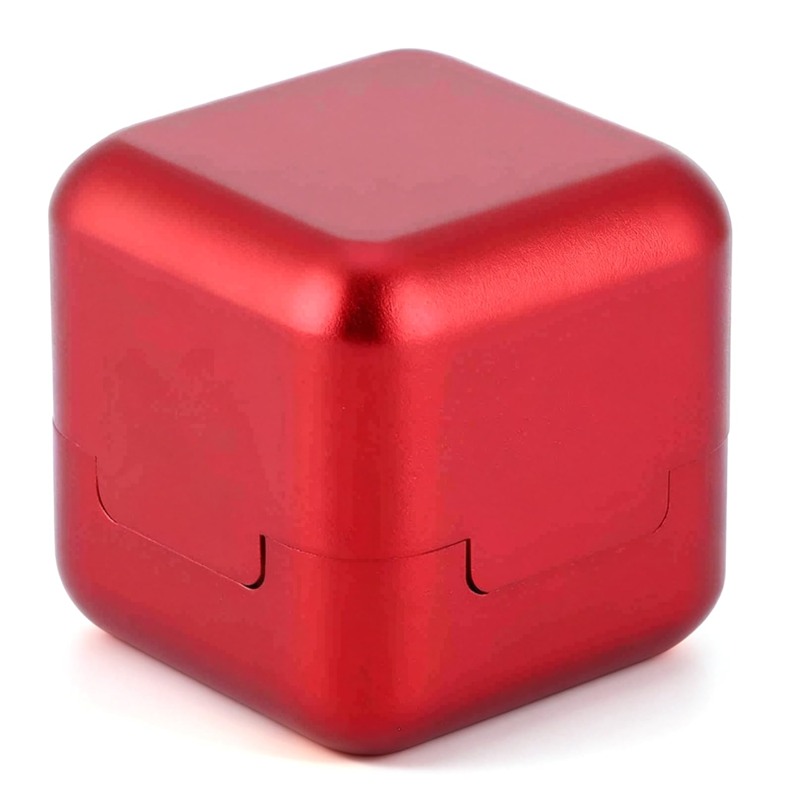 Agatige 1.2x1.2x1.2inch Billiard Cues Chalk Holder, Aluminum Portable Mini Cues Tip Chalk Holder Billiard Pool Chalks Tip Case Billiards Accessories for Snooker Sports (Red)