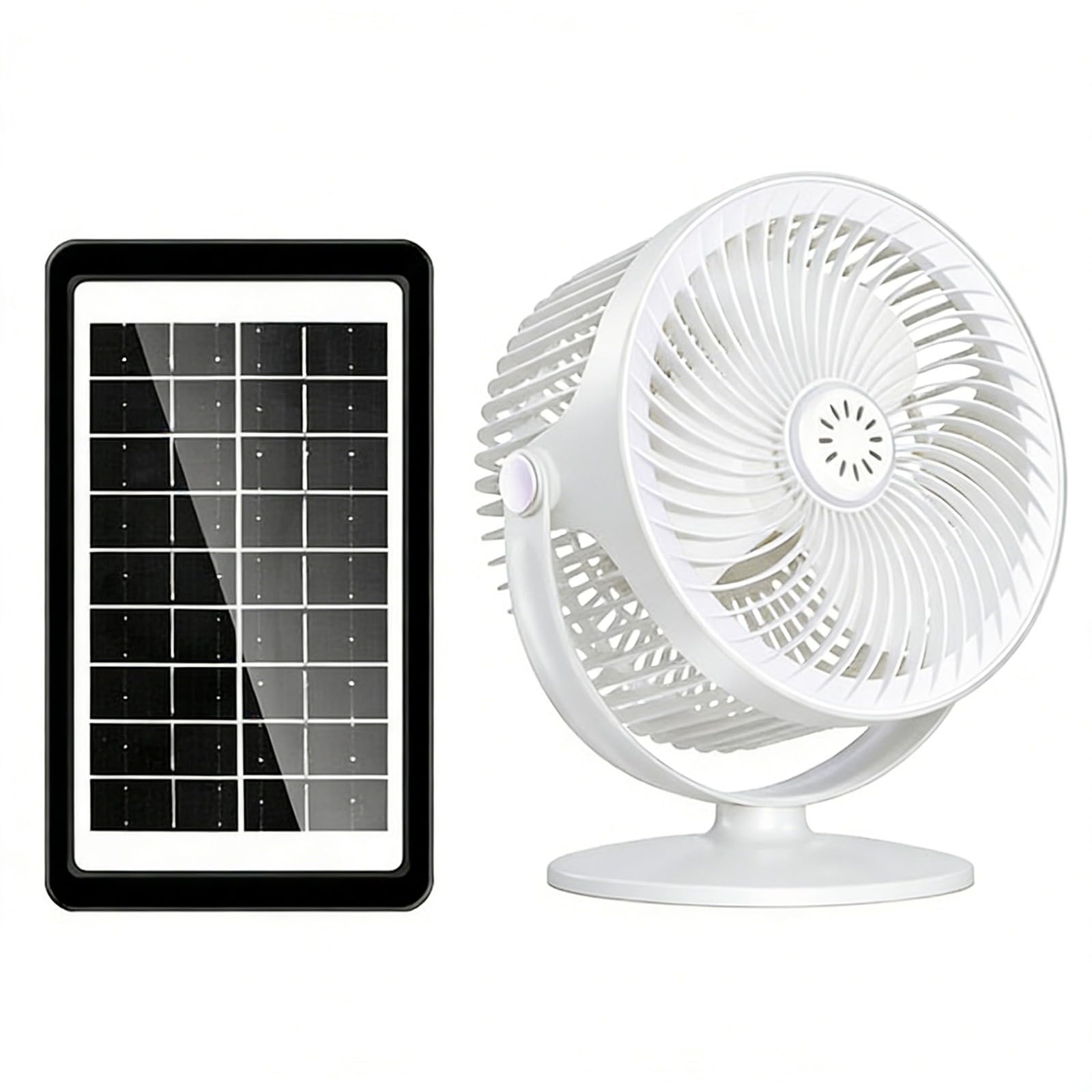 FROMCEO Portable Rechargeable Sun Fan Low Noise 5 Modes USB Charging for Travel Picnics Portable Rechargeable Sun Fan Low Noise