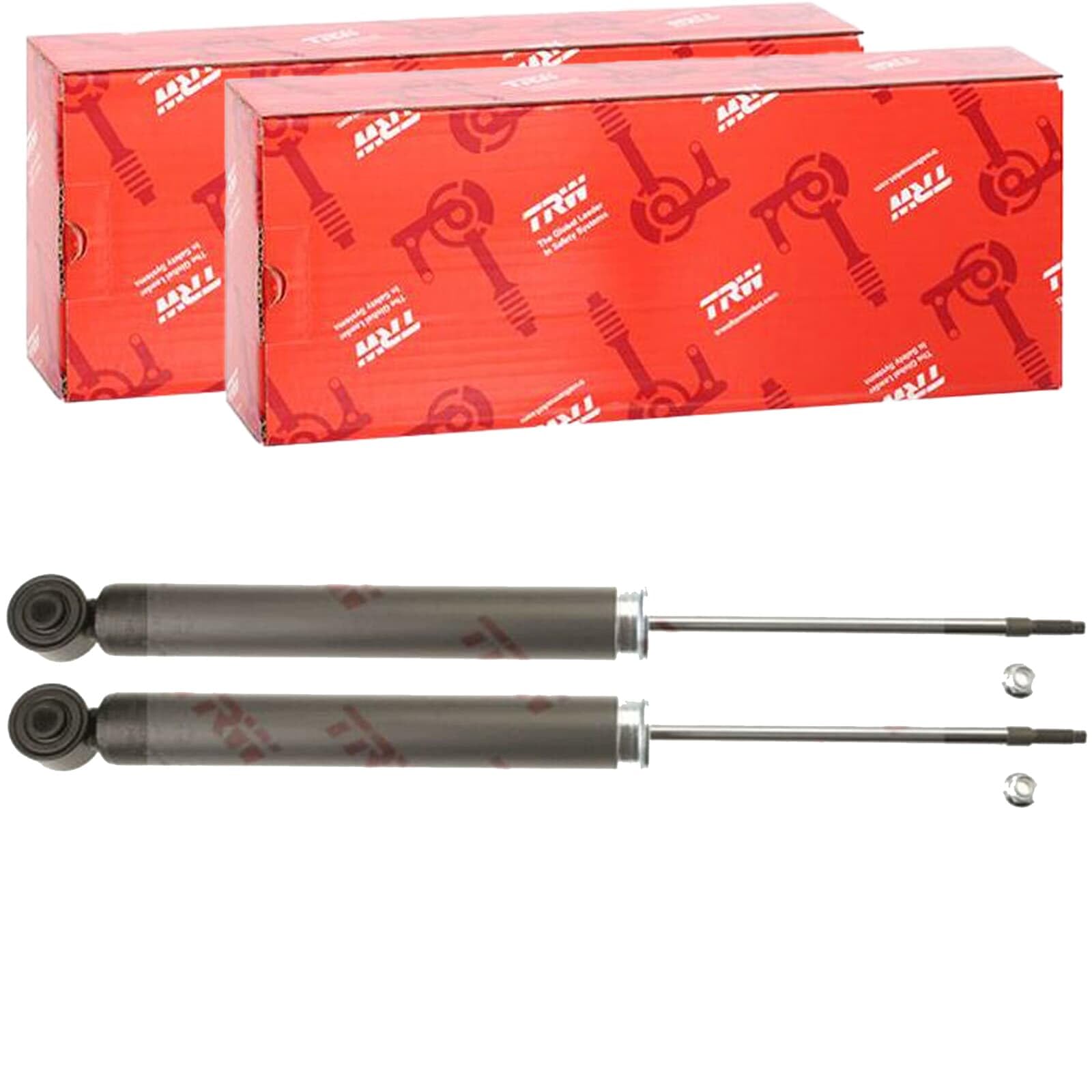 2X TRW Gasdruck Stoßdämpfer hinten