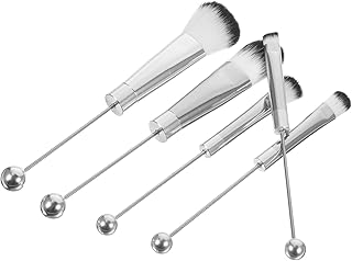 ULTECHNOVO 5pcs Makeup Brush Set with Powder ...