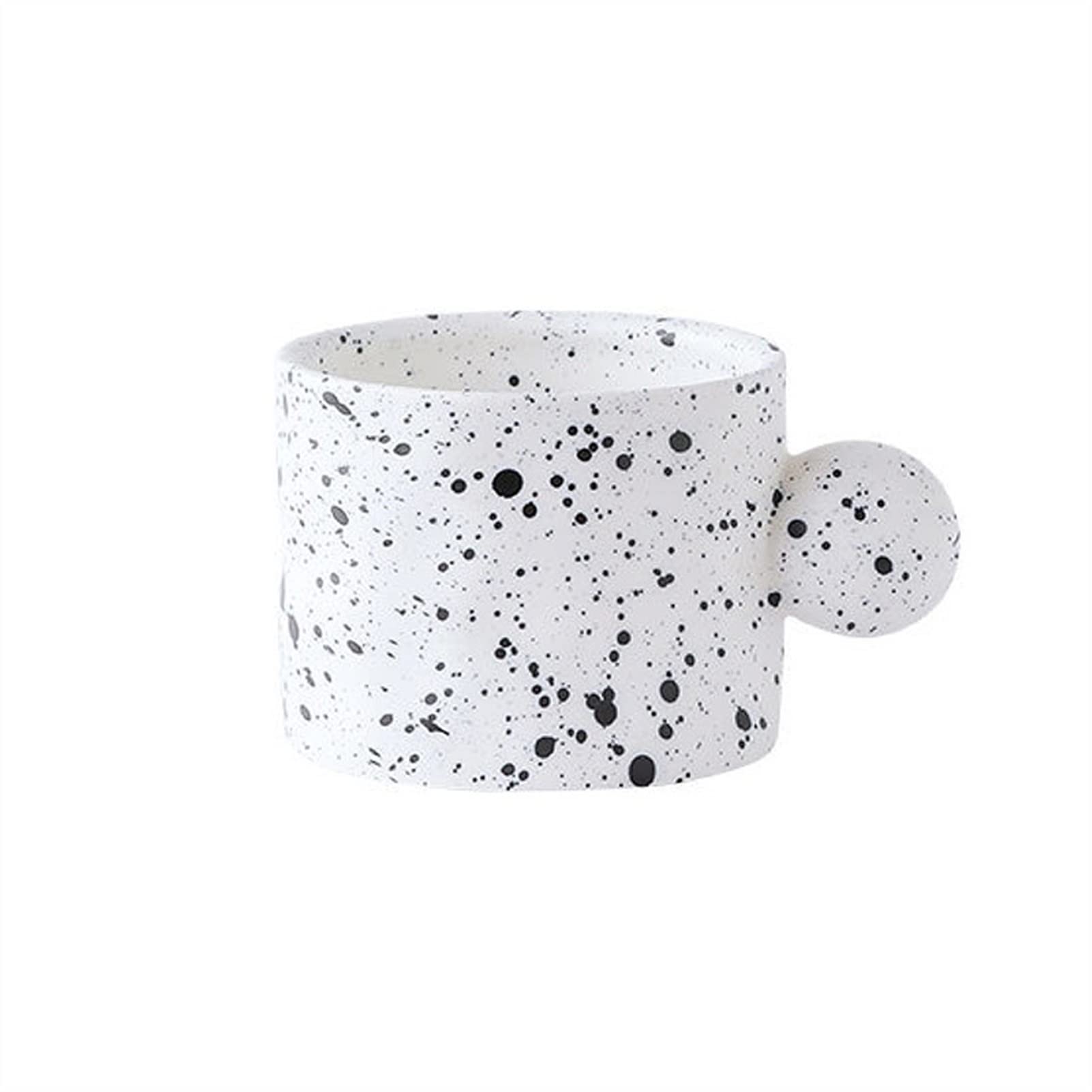Becher Kreative Tasse Handgemachte Tinte Keramik Kaffee Tee Milchtasse Modernes Wohnzimmer Frühstück Milchbecher Haushaltsgeschirr Kaffeetasse (Farbe: C)
