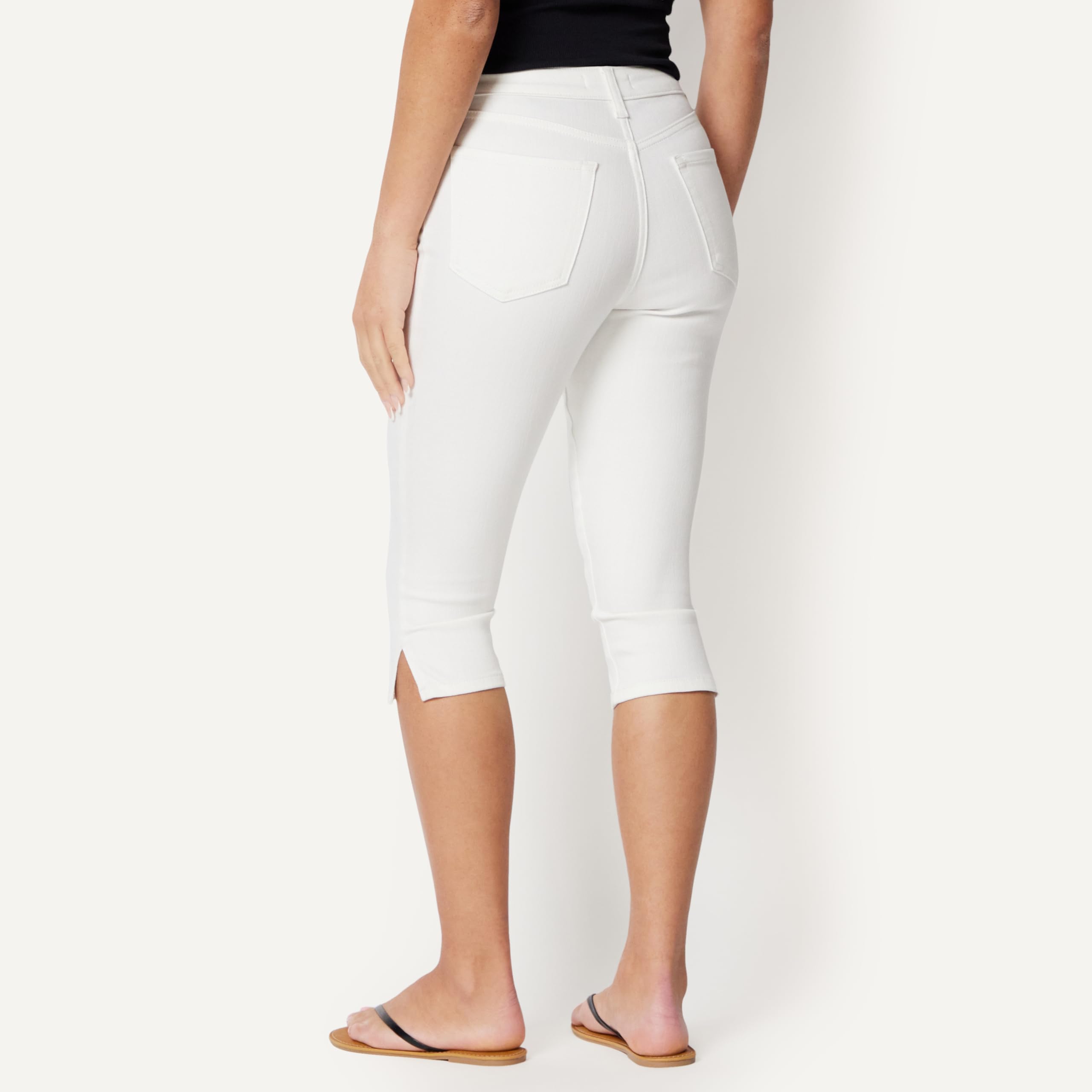 Amazon Essentials Jeans Pedal Pusher a Vita Alta Donna
