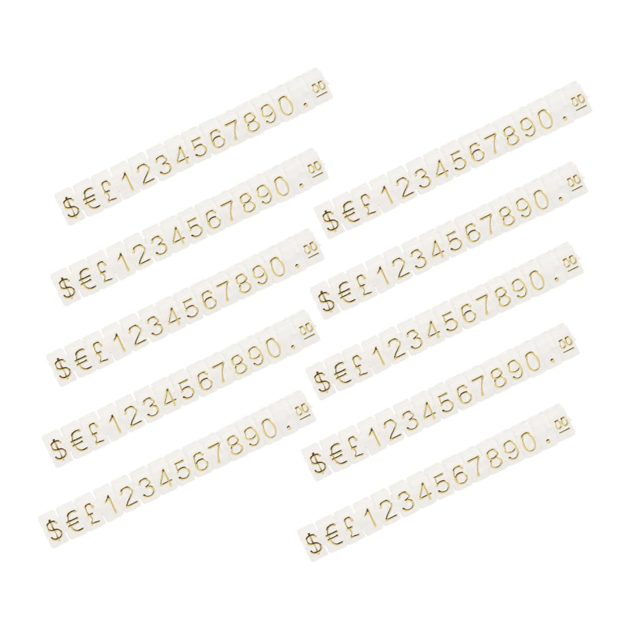 Housoutil 4 Sätze Preisschild Halter Für Schmuck Verstellbarer Preisanzeige Mit Basis Transparentes Preisdisplay Für Einzelhandel Und Geschäft Robustes Und Design 10 Saiten * 4