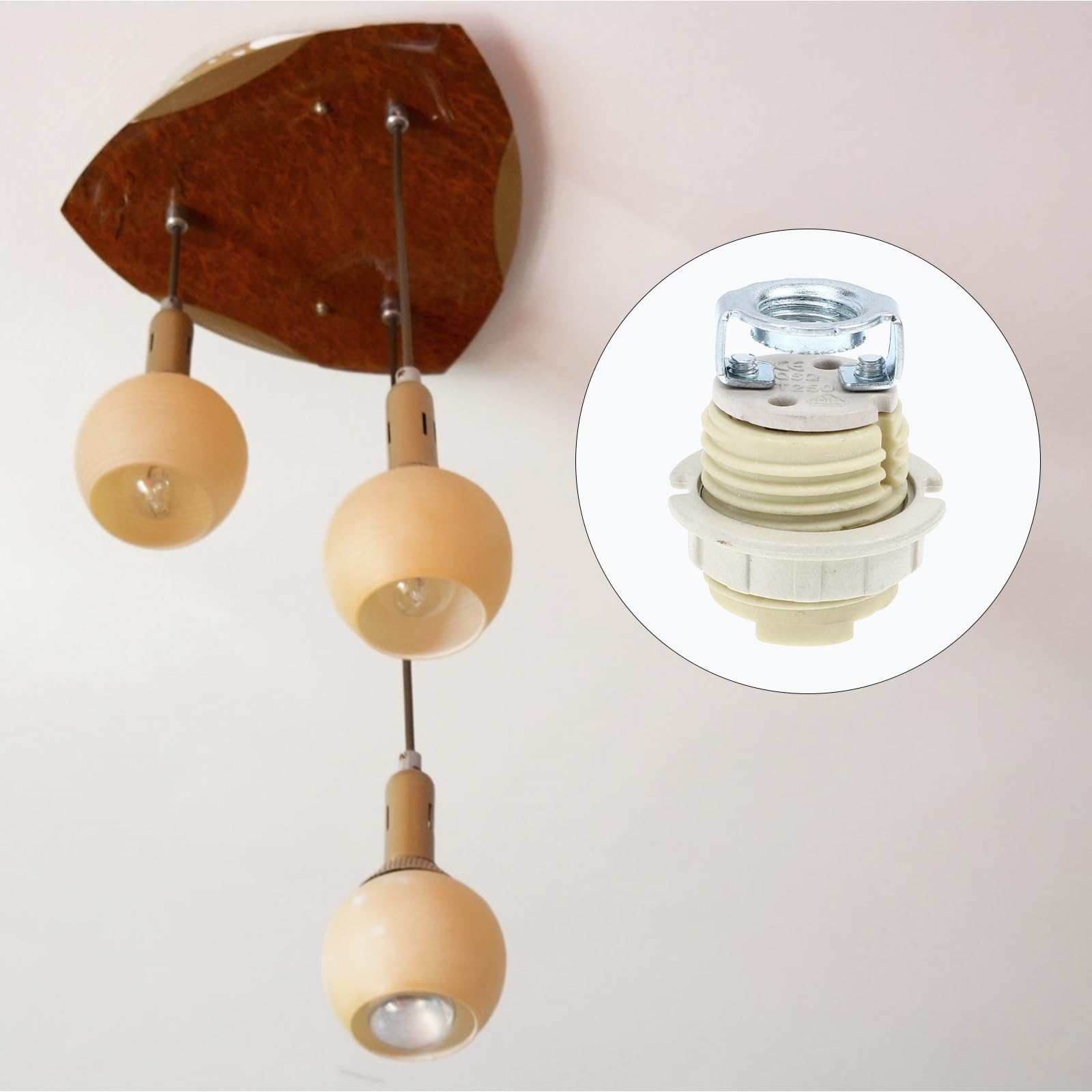 Support De Lampe En Céramique G9, Base D'ampoule Halogène, Ci-après