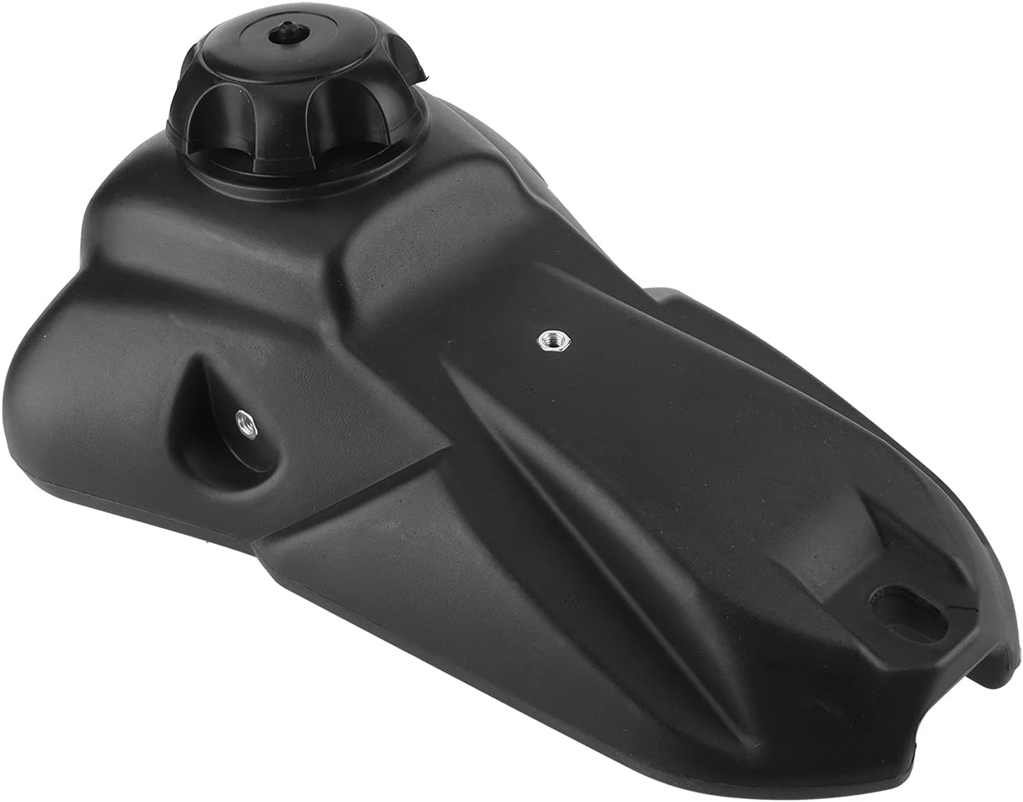 Motorcycle fuel tank with cap replacement hard plastic for