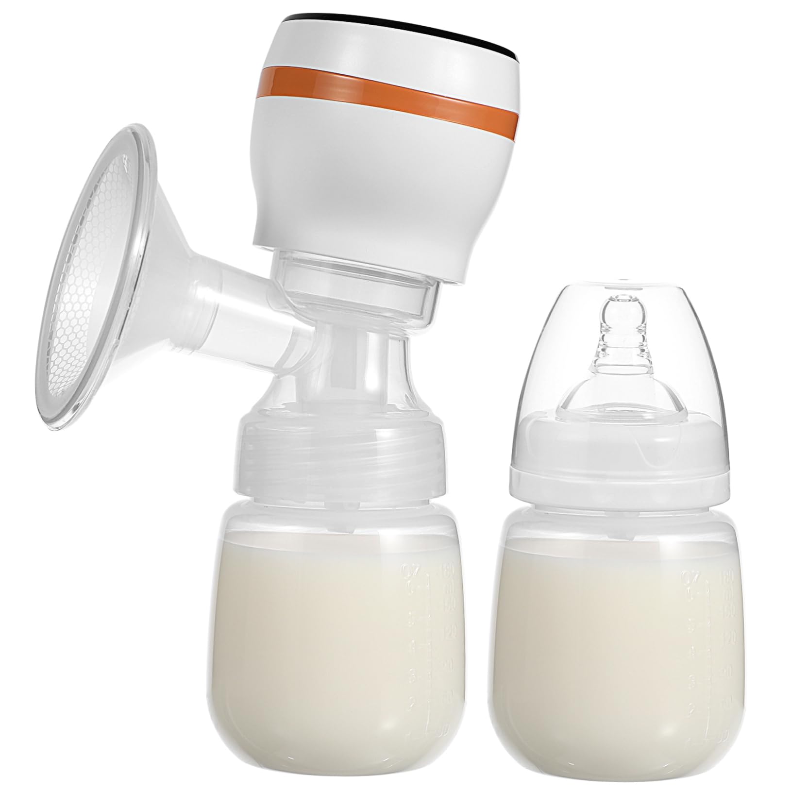 ibasenice Extractor de Leche Silencioso Manos Libres Portátil Eléctrico sin Cables, Material Pp, Adecuado para Lactancia en Casa o Viajes