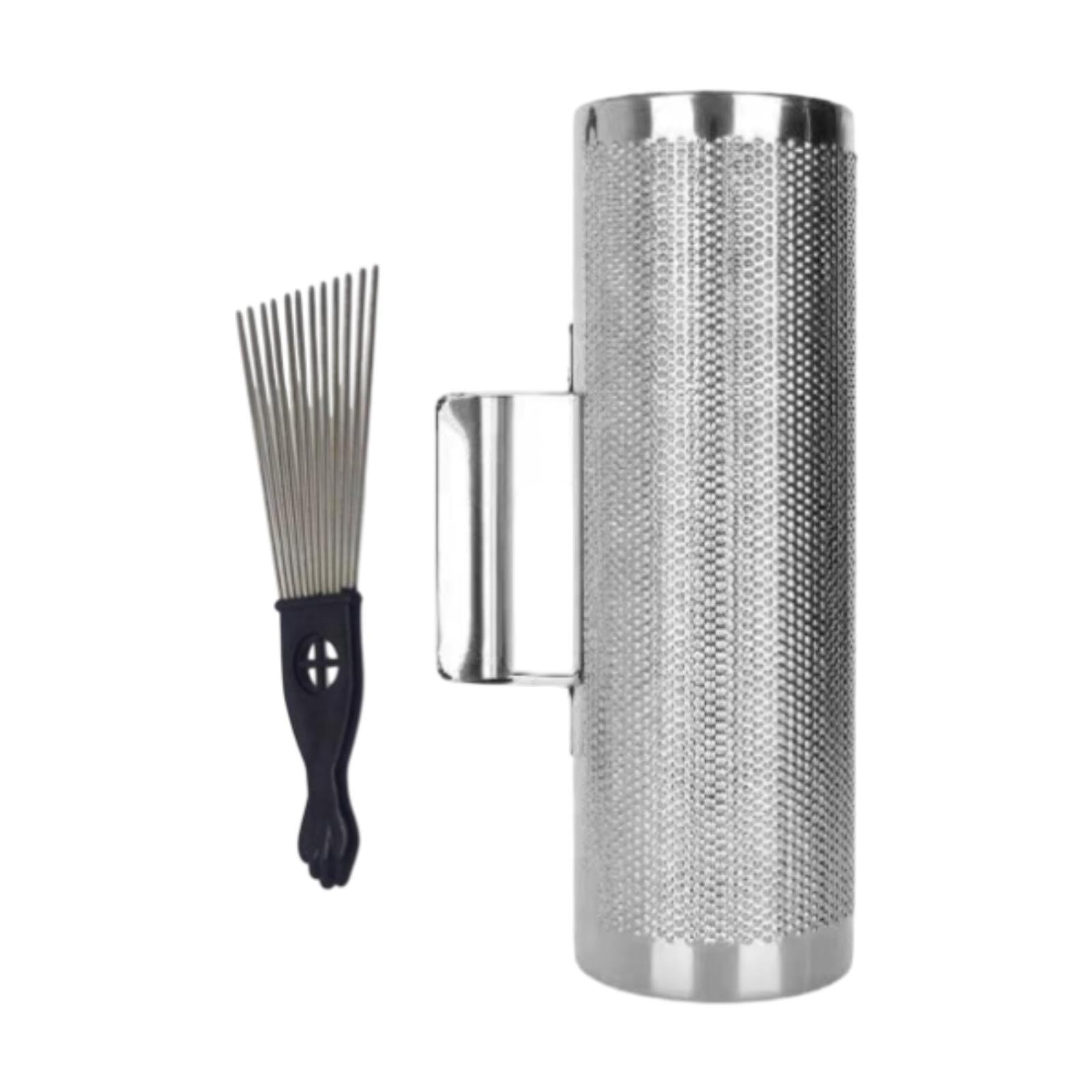 Ailan Guiro Instrument, Handpercussion, Metall Guiro Shaker, Musikinstrument, Spielzeug, Geschenk, Bandbegleitung, ermöglicht langes Halten und Spielen, tragbares Musikübungsinstrument, silbrig, M