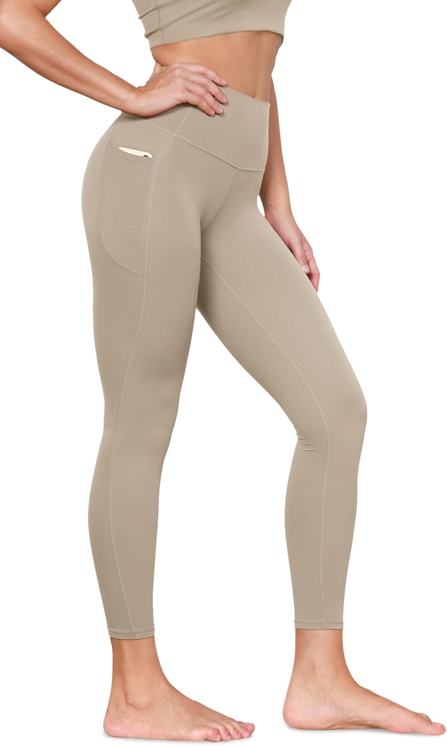 ODODOS Buttery Soft Lounge Yoga Leggings with Pockets for Women 23″ / 25″ /28″ High Waist Yoga Pants