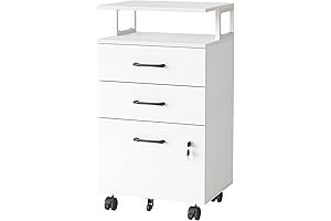 FEZIBO Corner File Cabinet for Home Office