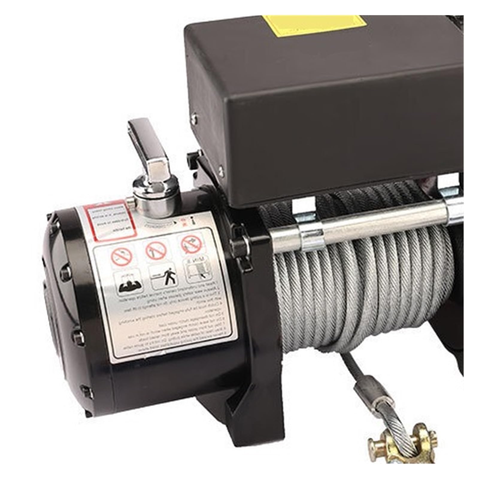Cabrestante Eléctrico De 12V/24V Y 4000lb, Juego Control Remoto, Acero Alta Resistencia For Remolque ATV, Conveniente(24V 3500lb)
