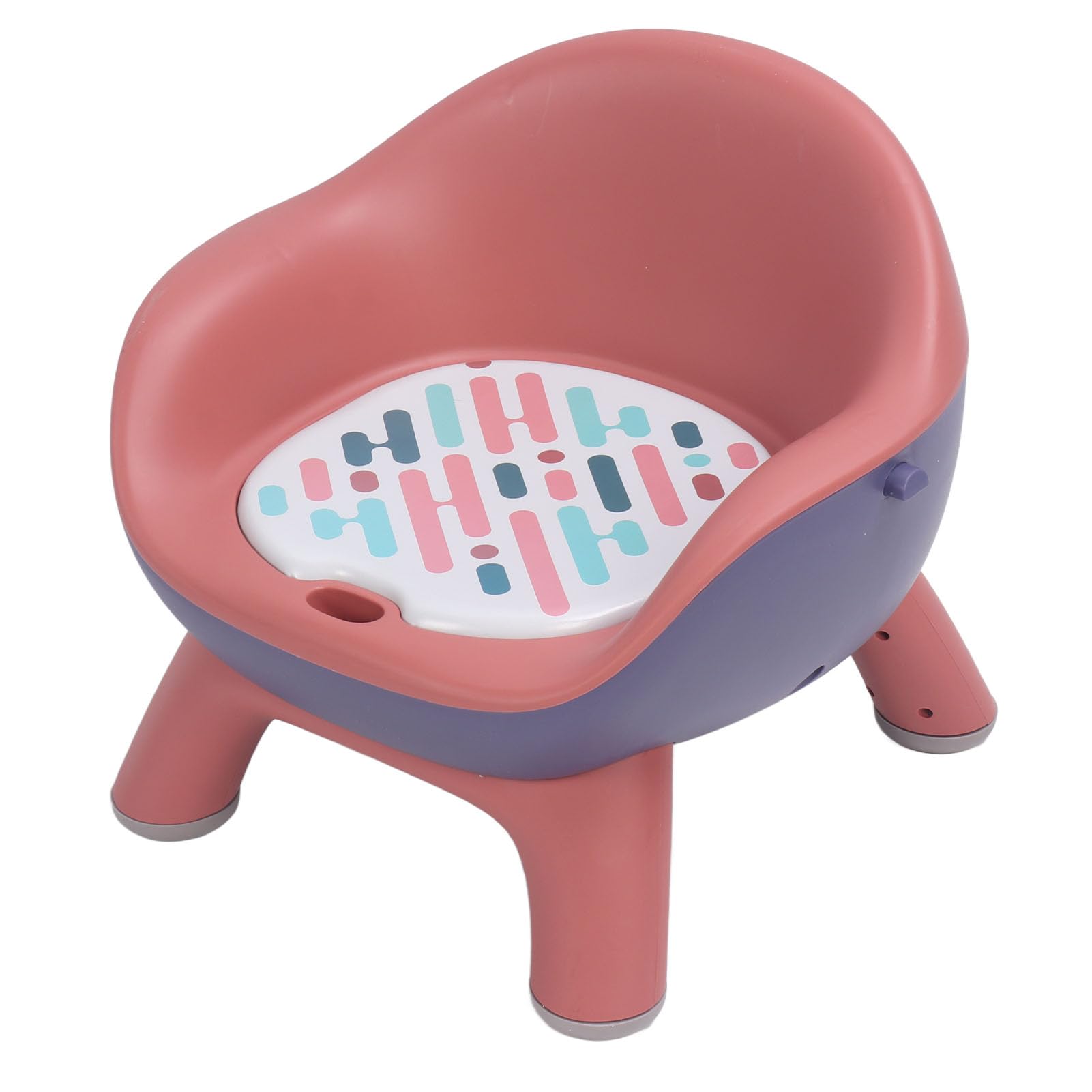 Silla de Alimentación Infantil, Silla de Alimentación de Comedor Multifuncional Ergonómica para el Hogar (coral)