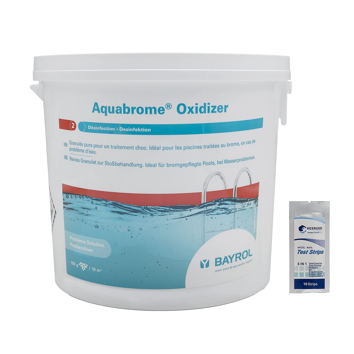 Brome Bayrol Aquabrome Oxidizer (Regenerator) 5 kg + 12 bandelettes