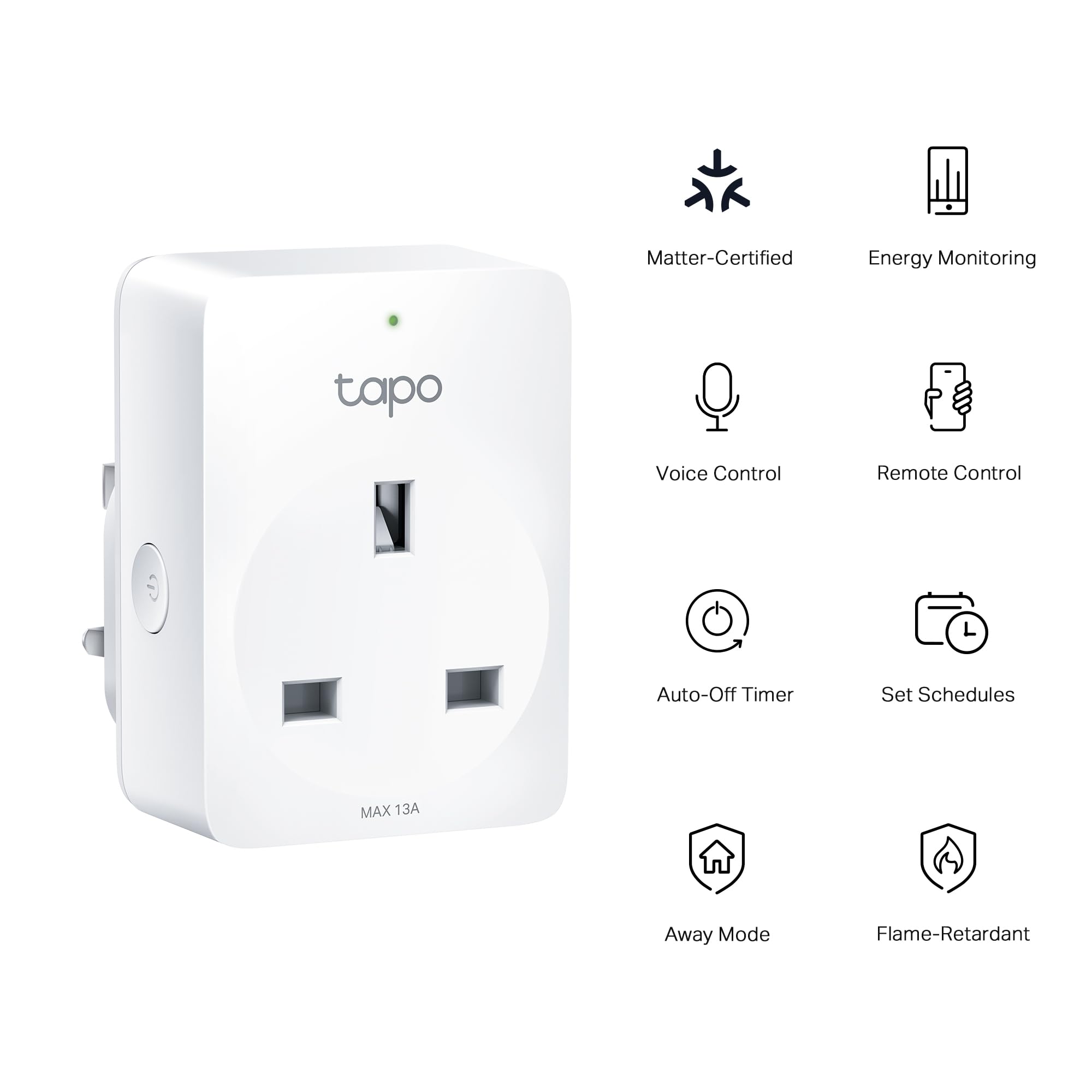 TP-LINK Tapo P110M (x 2) - Prise connectée TP-LINK Tapo P110M (x 2) - Prise connectée