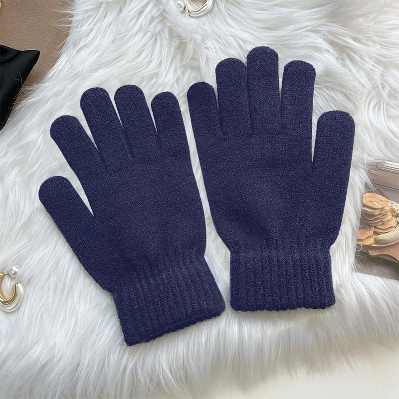 Image of ONESING 12 Pairs Kids Gloves - Warm Knitted Winter Gloves Bulk for Girls Boys | Children Gloves Designed for Cold Weather