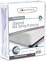 Vista 17 de Guardmax Funda Premium para Somier - Tamaño Individual Impermeable y a Prueba de Chinches con Cremallera Funda para Somier - Protector de Somier