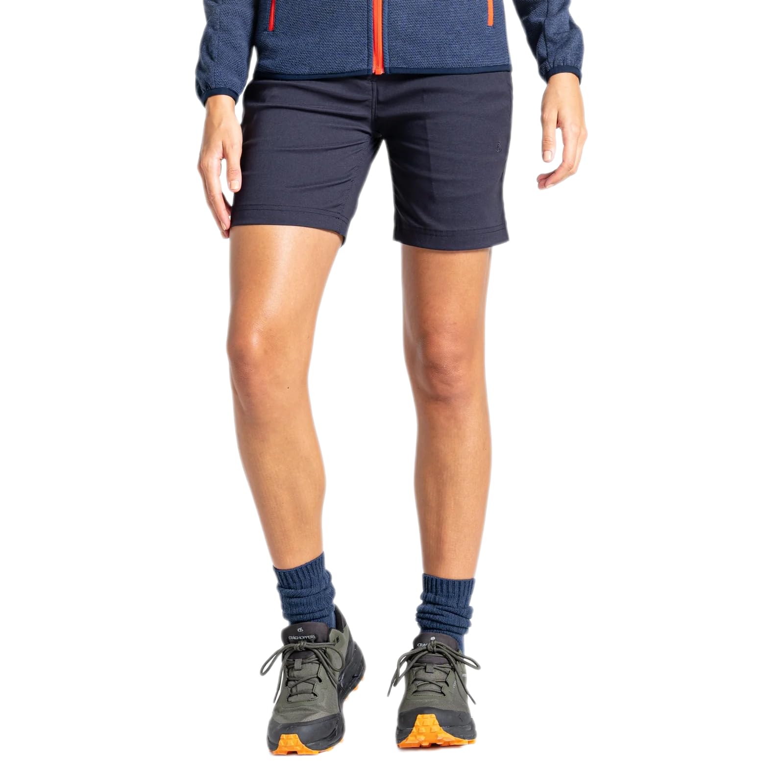 Craghoppers Womens Kiwi Pro Hiking Shorts, Dk Navy, 36W EU