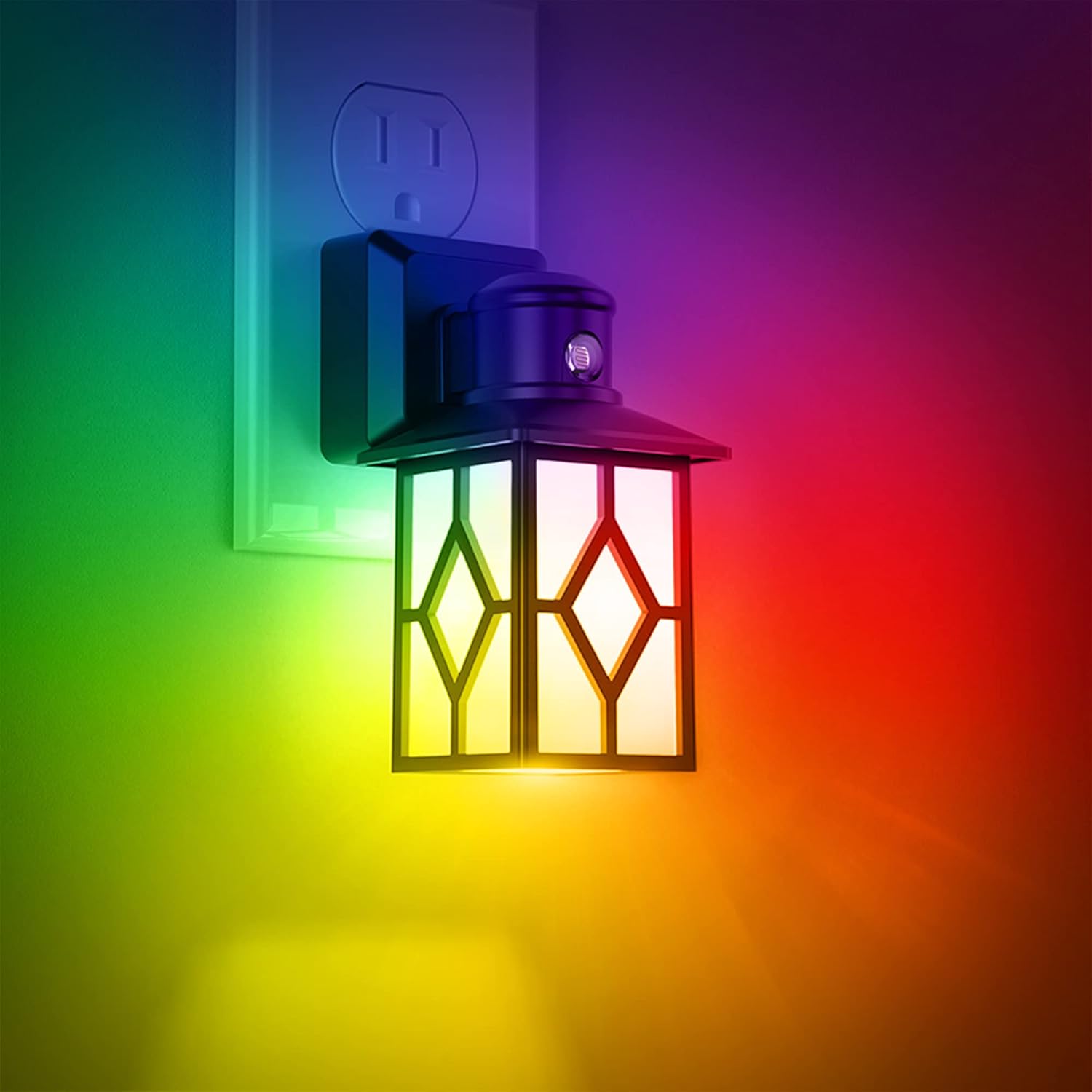 LOHAS Night Lights Plug into Wall, 2 Pack Color Changing Night Light