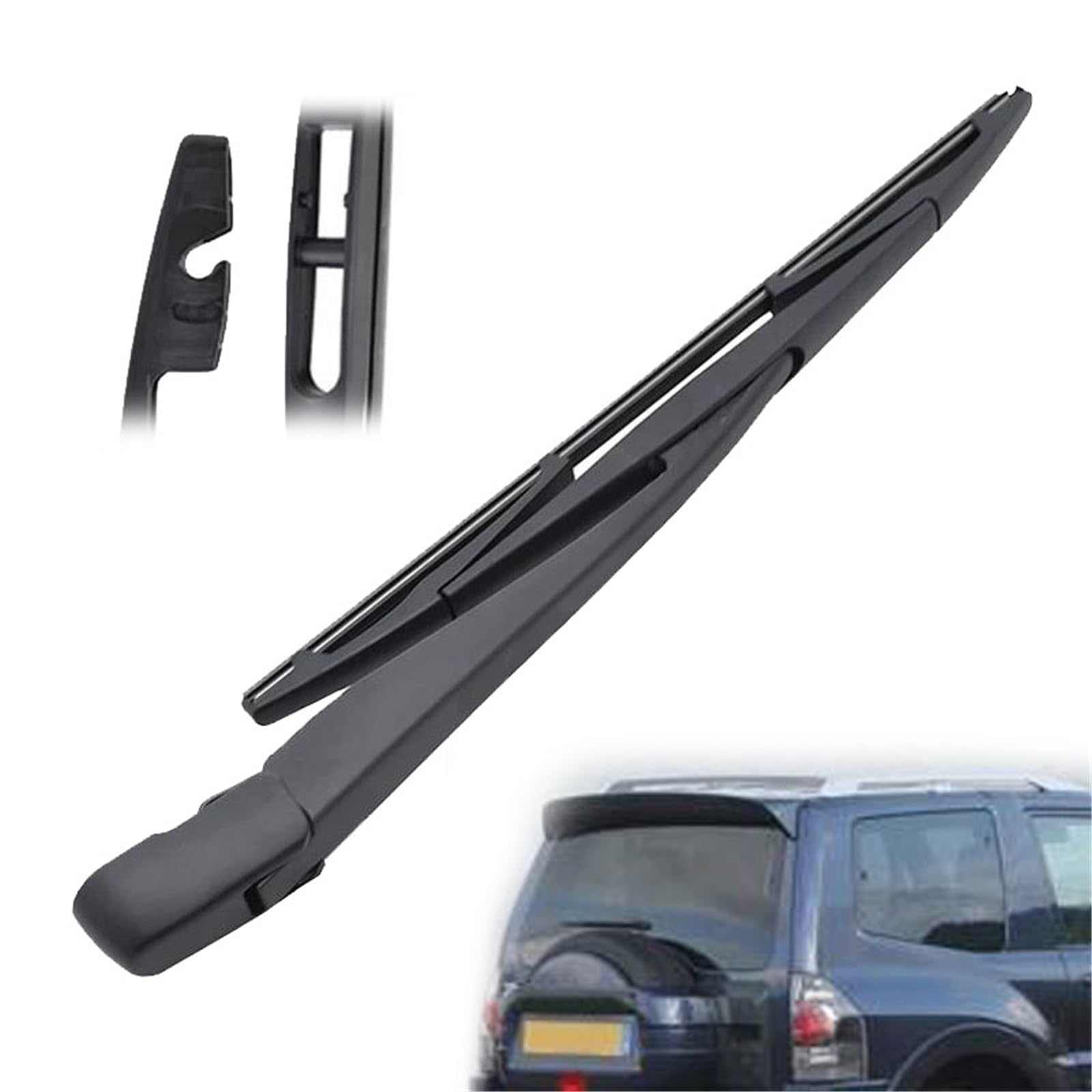 Kit Set Braccio E Spazzola Tergicristallo Posteriore da 12" per M&itsubishi per Pajero per Shogun per Montero V80 2007-2021 Parabrezza Parabrezza Finestrino Tergicristallo