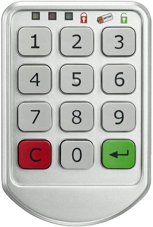 FixtureDisplays® Combination Code Lock for Cell Phone Charging Locker Charging Station Floor Standing Docking Station 16866-LOCK