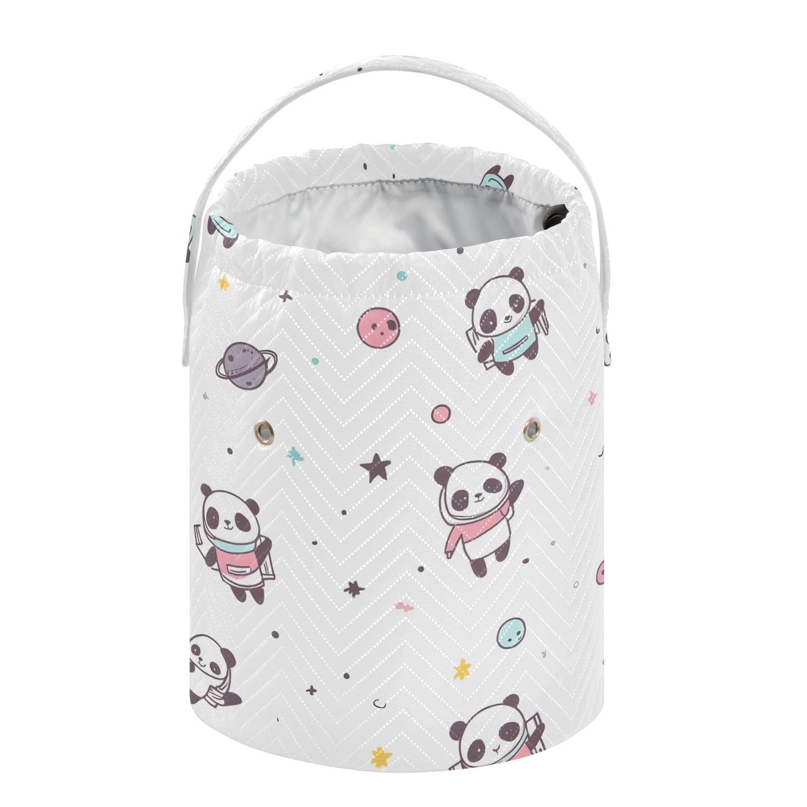 Yarn Storage Bag Small Crochet Bag Knitting Bag Organizer Panda Yarn Bags for Crocheting Basket