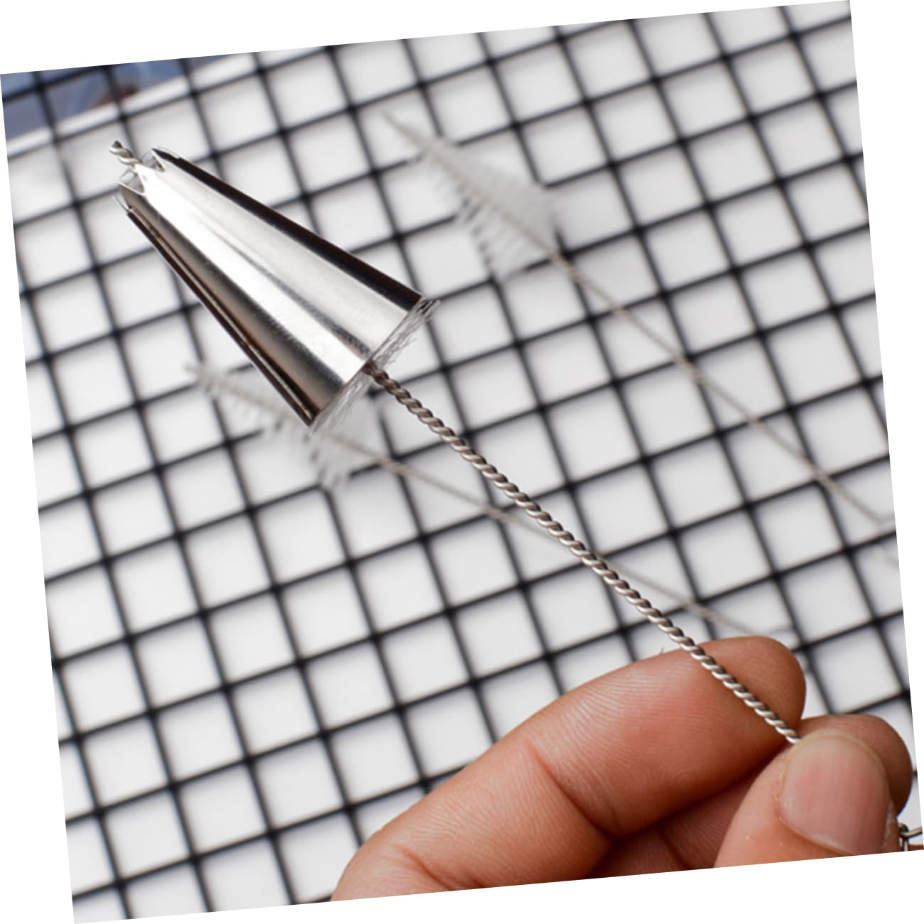 Unomor 8pcs Pastry Nozzle Cleaning Brush Dual- and for Efficient Baking Tool Maintenance for Home and Dessert Shop Use Lightweight and Cleaning Accessories