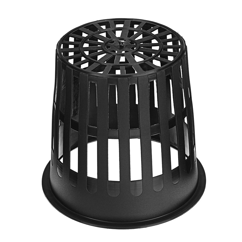 EsportsMJJ 10Pcs 4.3 Inch Black Mesh Pot Net Hydroponique Aéroponique