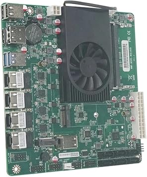 N5105 Industria NAS Motherboards 4 Cores 4 Threads Low Power Processor 4x2.5G i226 Network 2 M.2 Slot 6xSATA DP HDMI Mini ITX 17x17CM Soft Routing Board