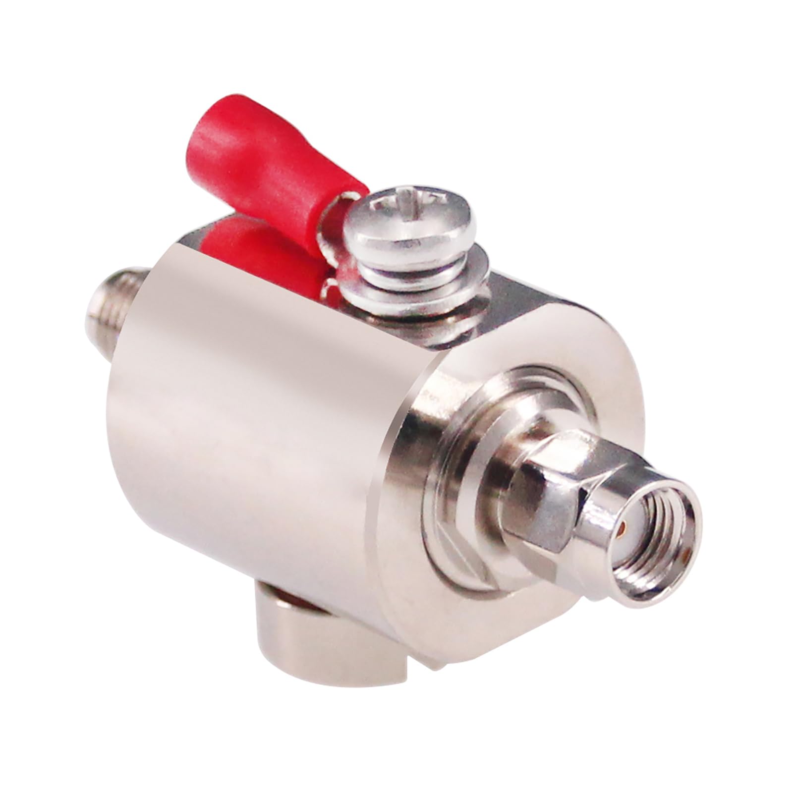 Yuelulala 1pc Lightning Arrestor RPSMA Coax Surge Protector RPSMA Male to Female Connector 0-6Ghz 50 Ohms(L04)