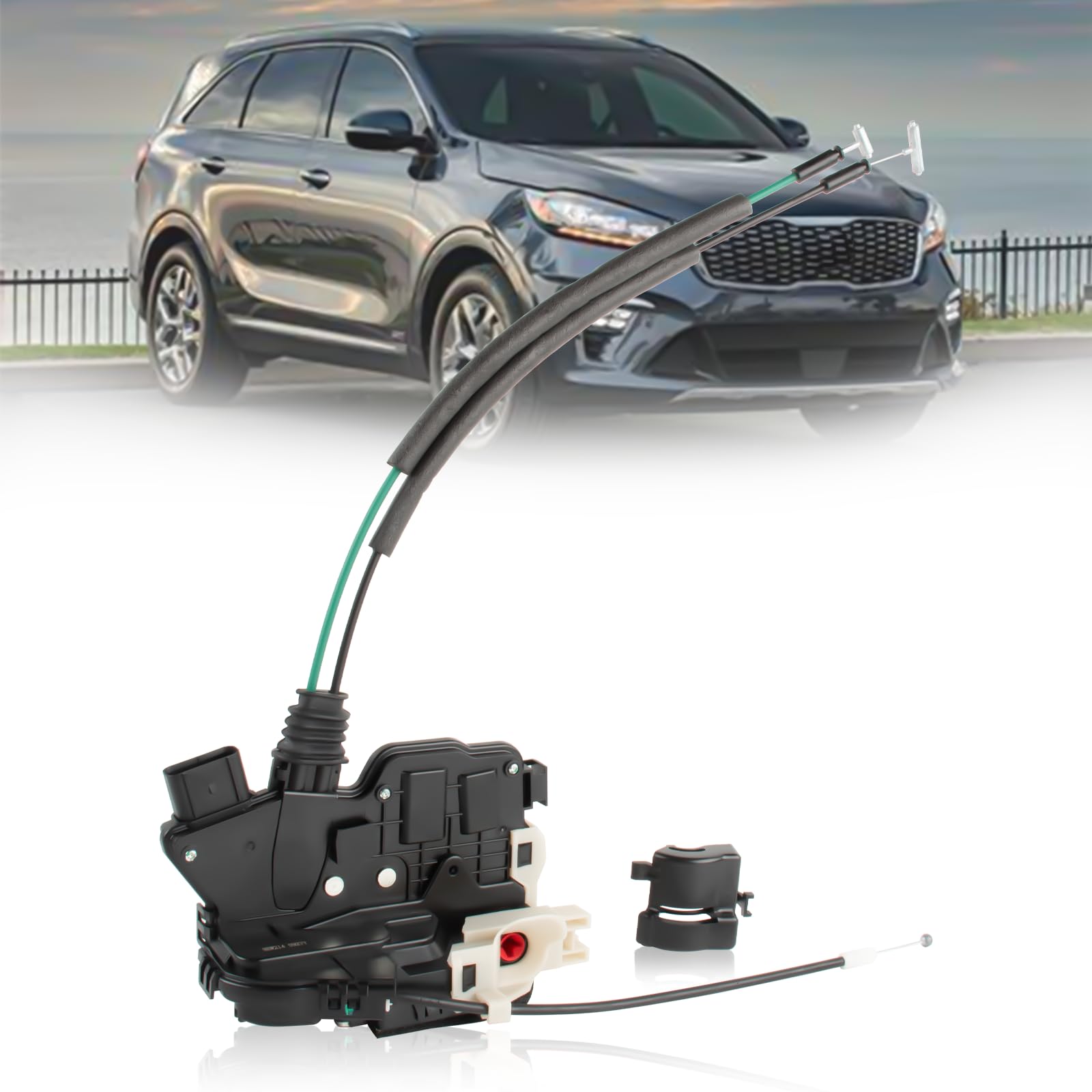 Photo 1 of ?81310-2P000 Front Left Driver Side Power Door Lock Actuator Latch Compatible with Kia Sorento 2011 2012 2013 2014 2015, Replace ?81310-2P000, ?813102P000, 813102P000QQK