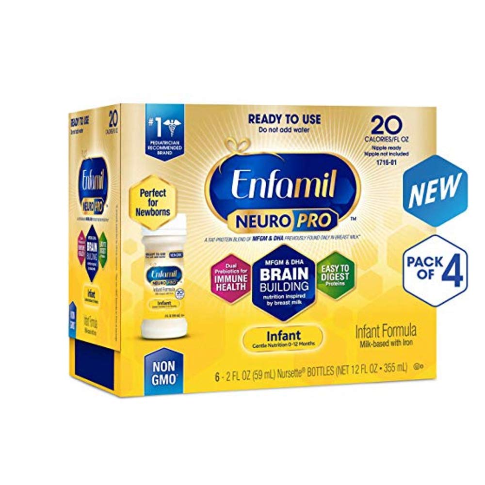 Buy Enfamil NeuroPro Infant Formula Brain Building tion Inspired by Milk Ready to Use Liquid