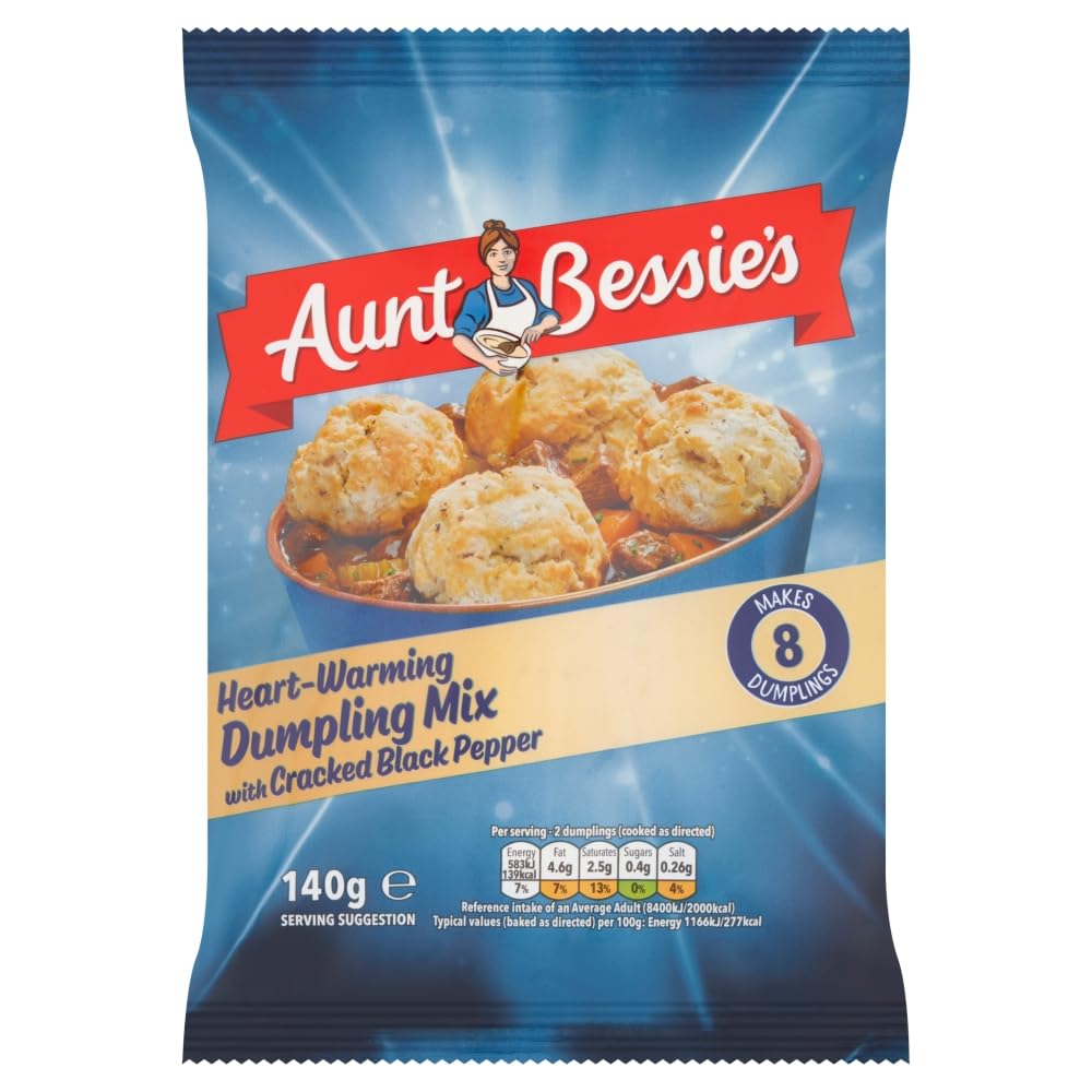 Aunt Bessie's Black Pepper & Sea Salt Dumpling Mix 140g