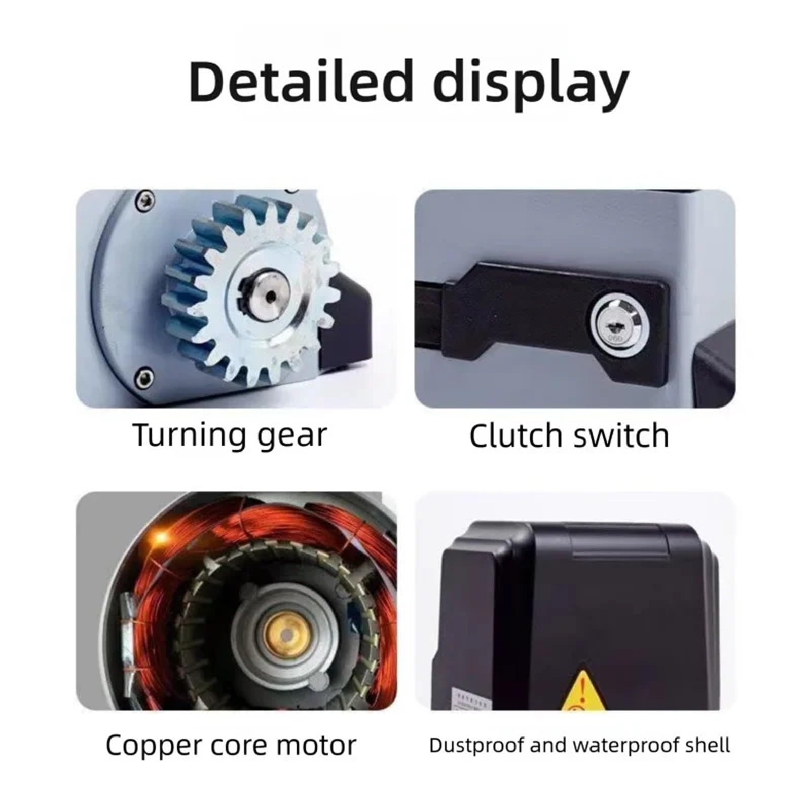 Operador De Puerta Corredera Eléctrica, Apertura Automática, Doble Mando